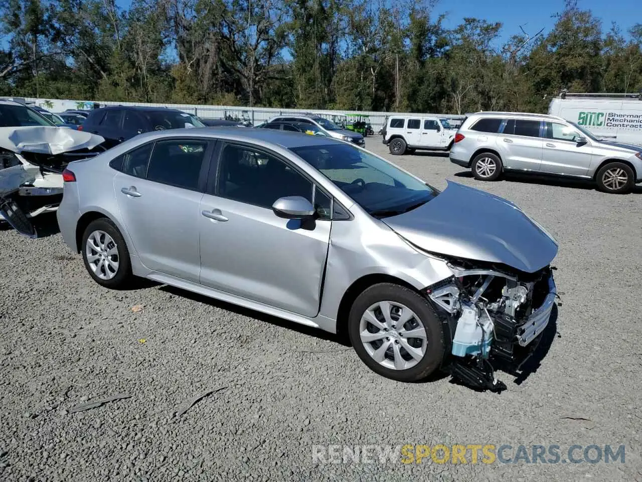 4 Photograph of a damaged car JTDBCMFE4SJ038242 TOYOTA COROLLA 2025