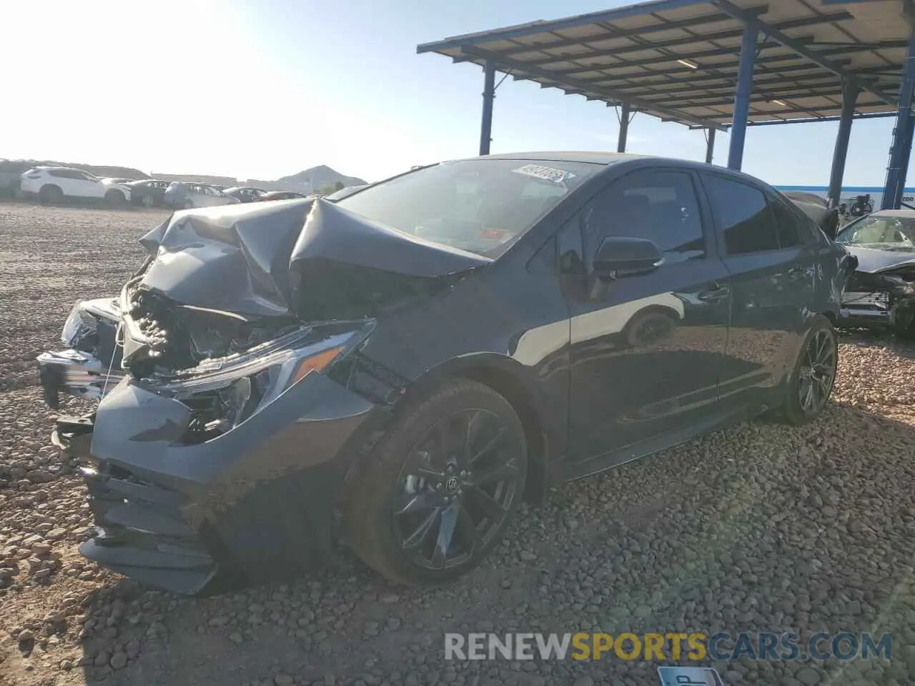 1 Photograph of a damaged car JTDBCMFE5S3074882 TOYOTA COROLLA 2025