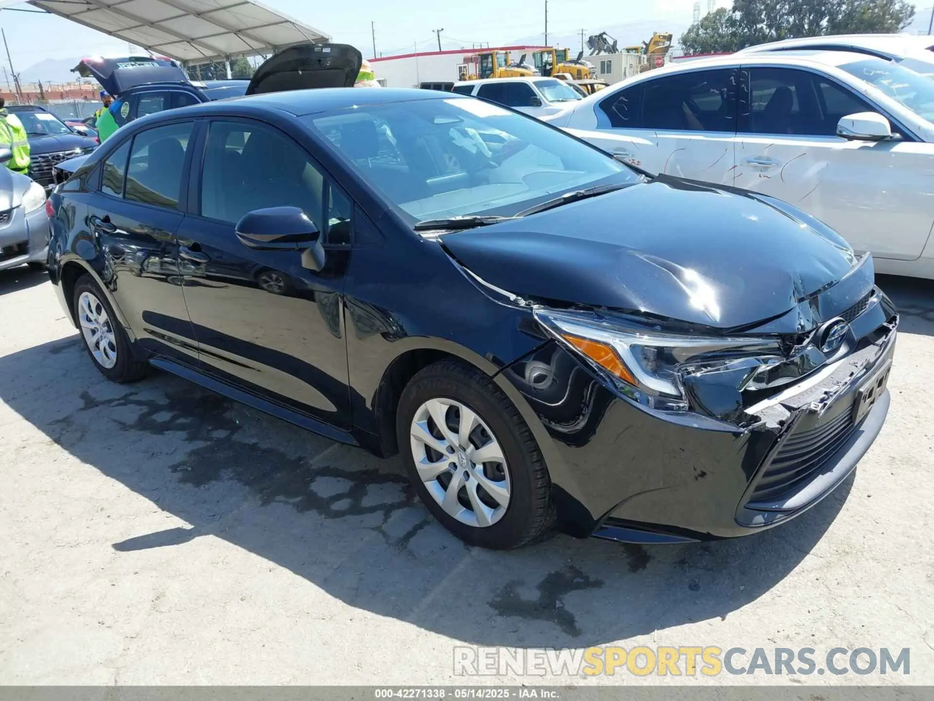 1 Photograph of a damaged car JTDBCMFE5SJ039562 TOYOTA COROLLA 2025