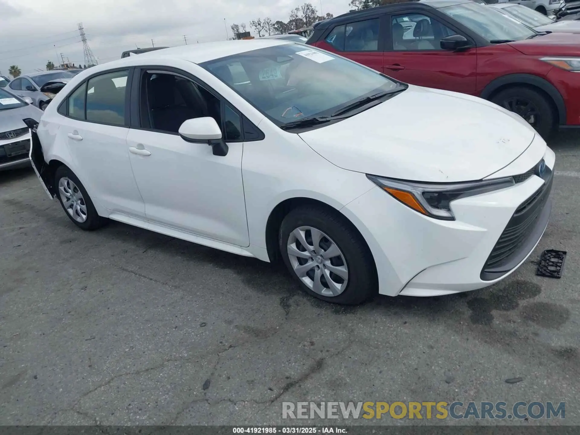 1 Photograph of a damaged car JTDBCMFE6S3074311 TOYOTA COROLLA 2025