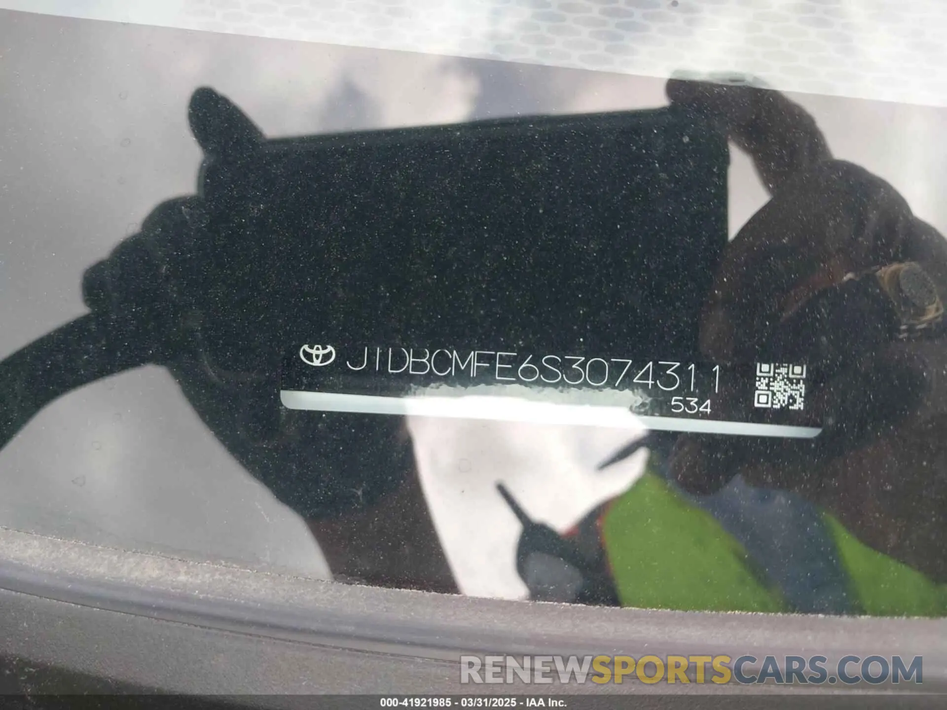 9 Photograph of a damaged car JTDBCMFE6S3074311 TOYOTA COROLLA 2025