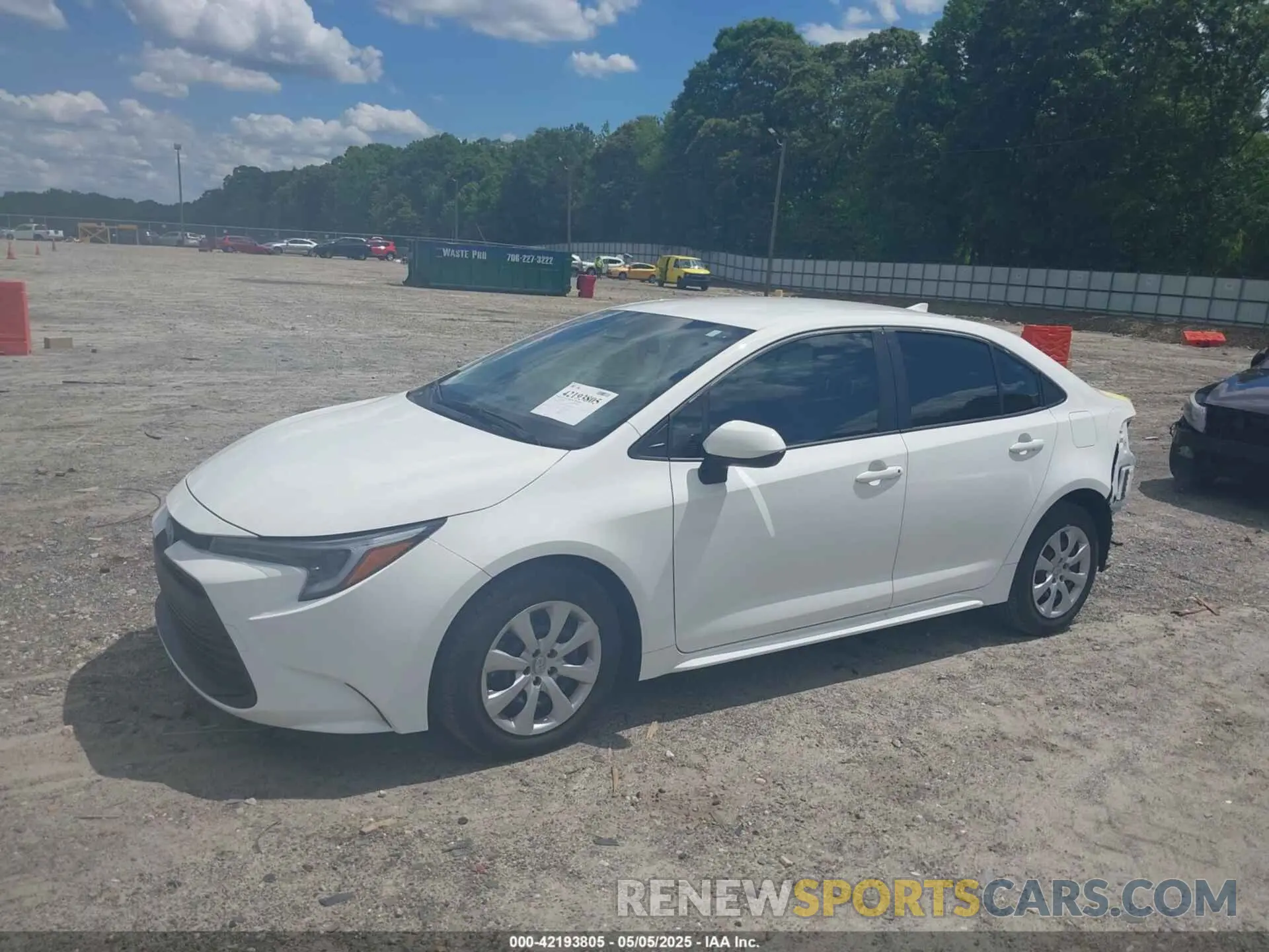 2 Photograph of a damaged car JTDBCMFE6S3078312 TOYOTA COROLLA 2025