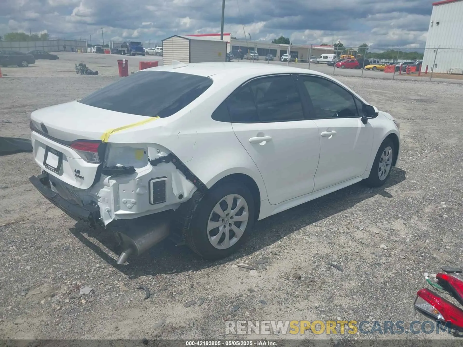 4 Photograph of a damaged car JTDBCMFE6S3078312 TOYOTA COROLLA 2025