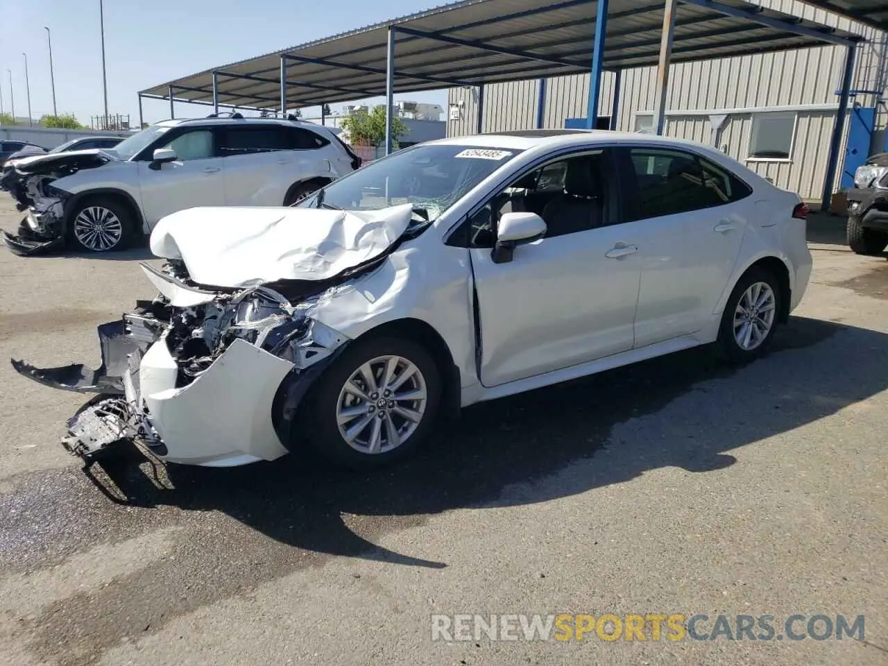 1 Photograph of a damaged car JTDBCMFE6SJ037335 TOYOTA COROLLA 2025
