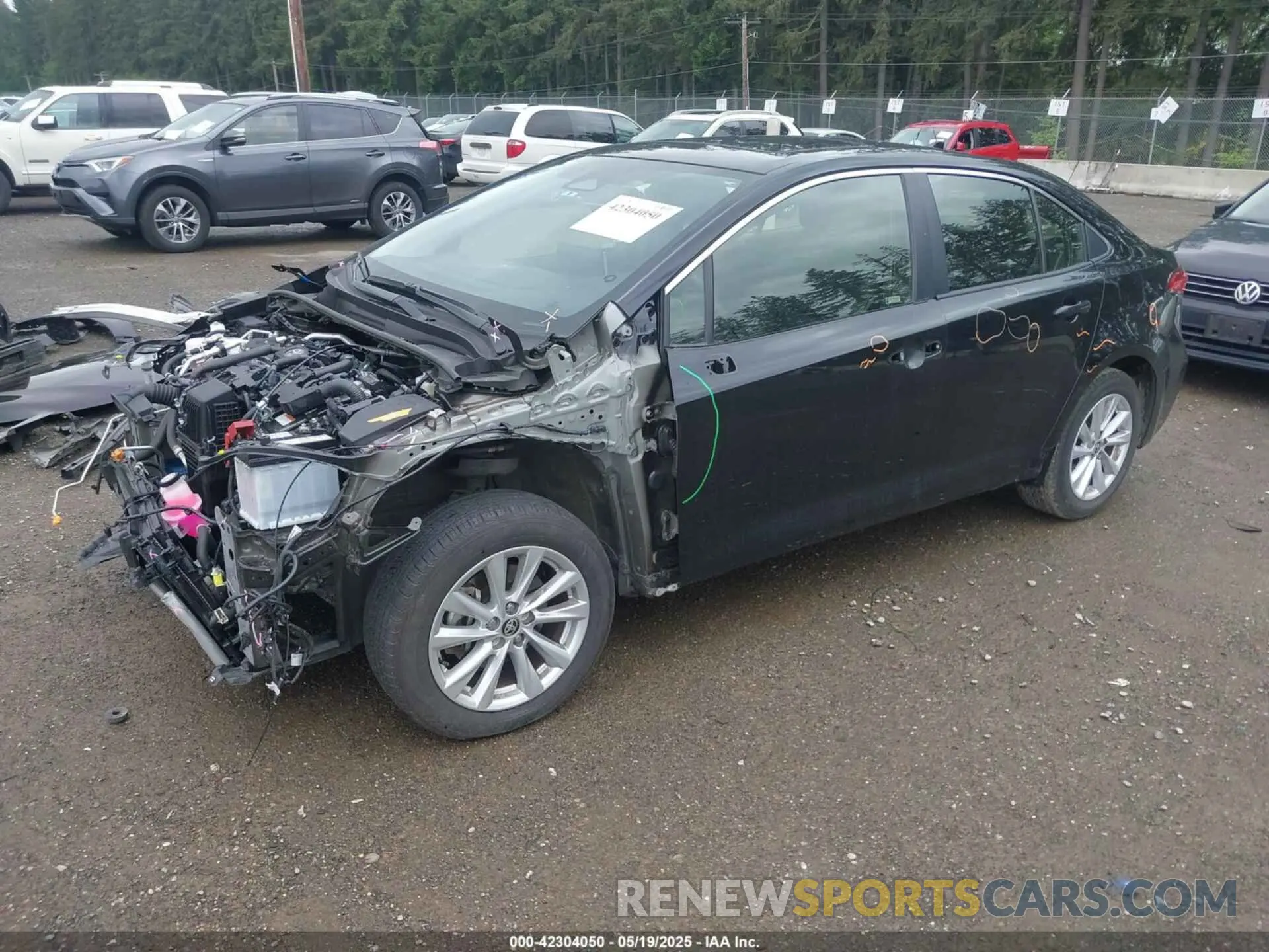 2 Photograph of a damaged car JTDBCMFE6SJ038663 TOYOTA COROLLA 2025