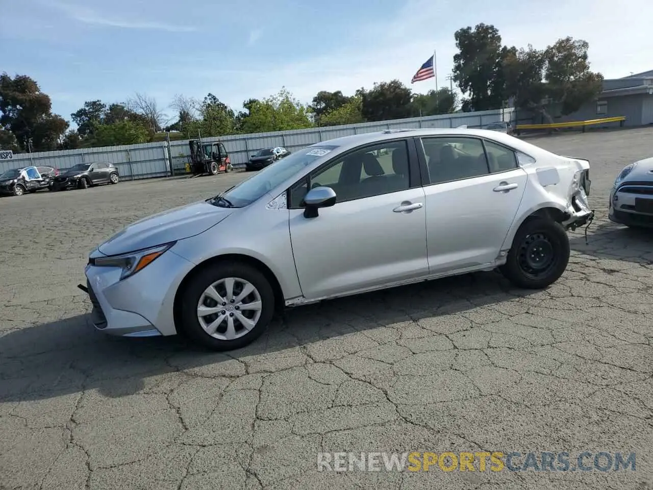 1 Photograph of a damaged car JTDBCMFE6SJ039313 TOYOTA COROLLA 2025