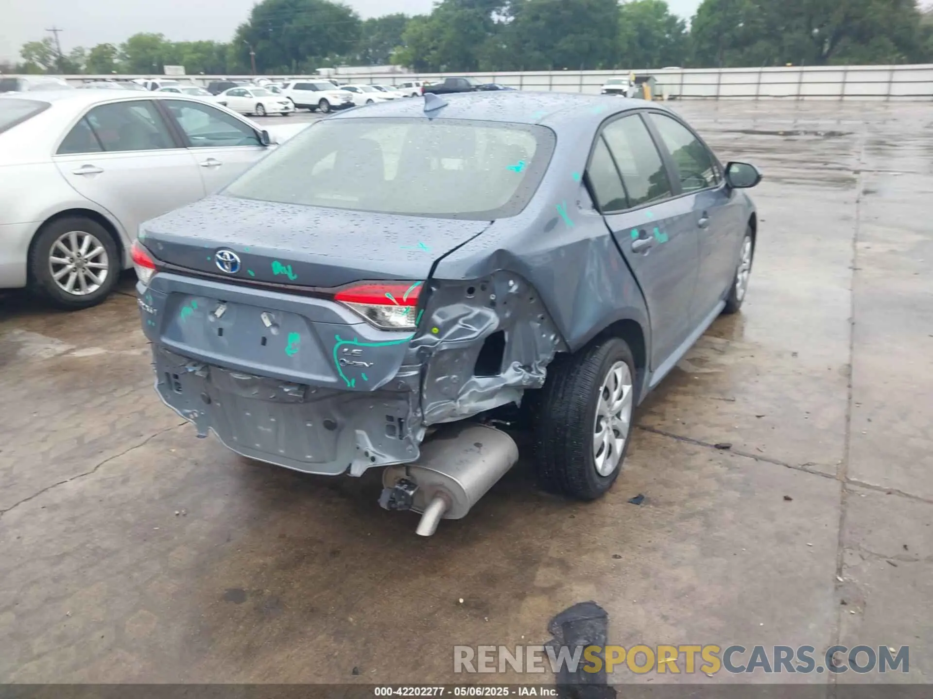 4 Photograph of a damaged car JTDBCMFEXS3085148 TOYOTA COROLLA 2025