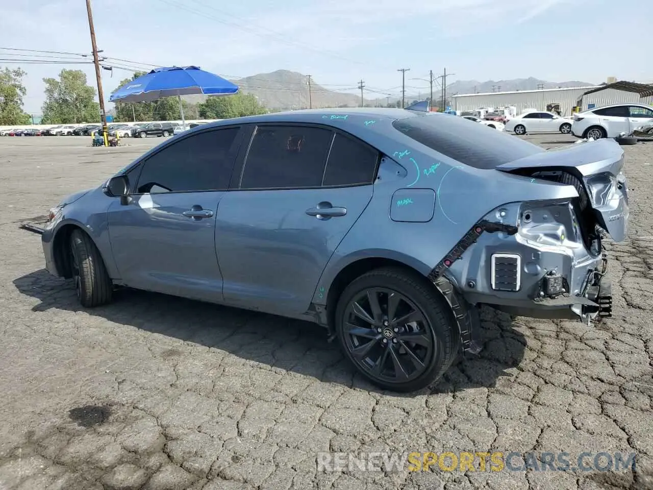 2 Photograph of a damaged car JTDBCMFEXSJ039895 TOYOTA COROLLA 2025