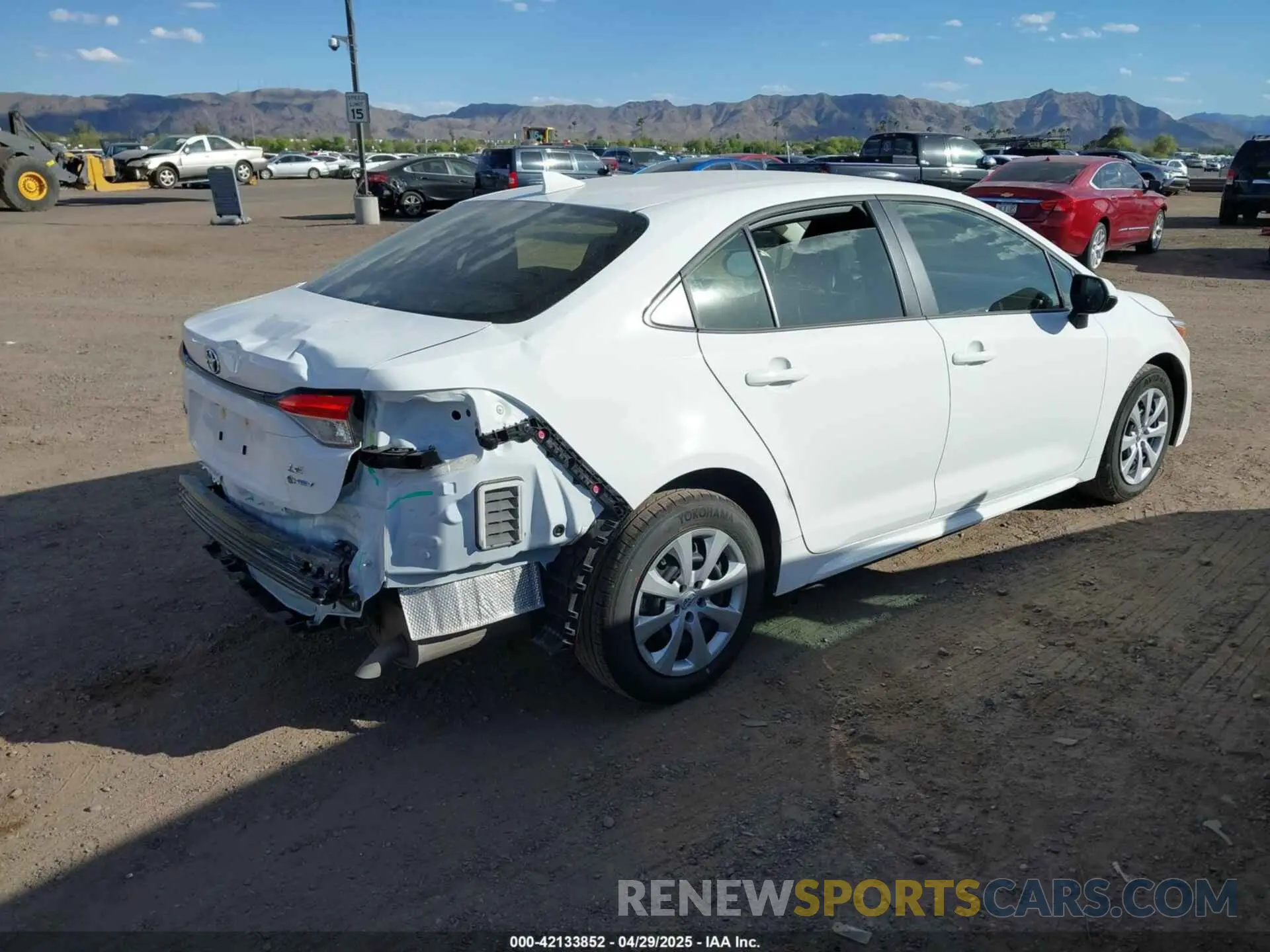4 Photograph of a damaged car JTDBCMFEXSJ042912 TOYOTA COROLLA 2025