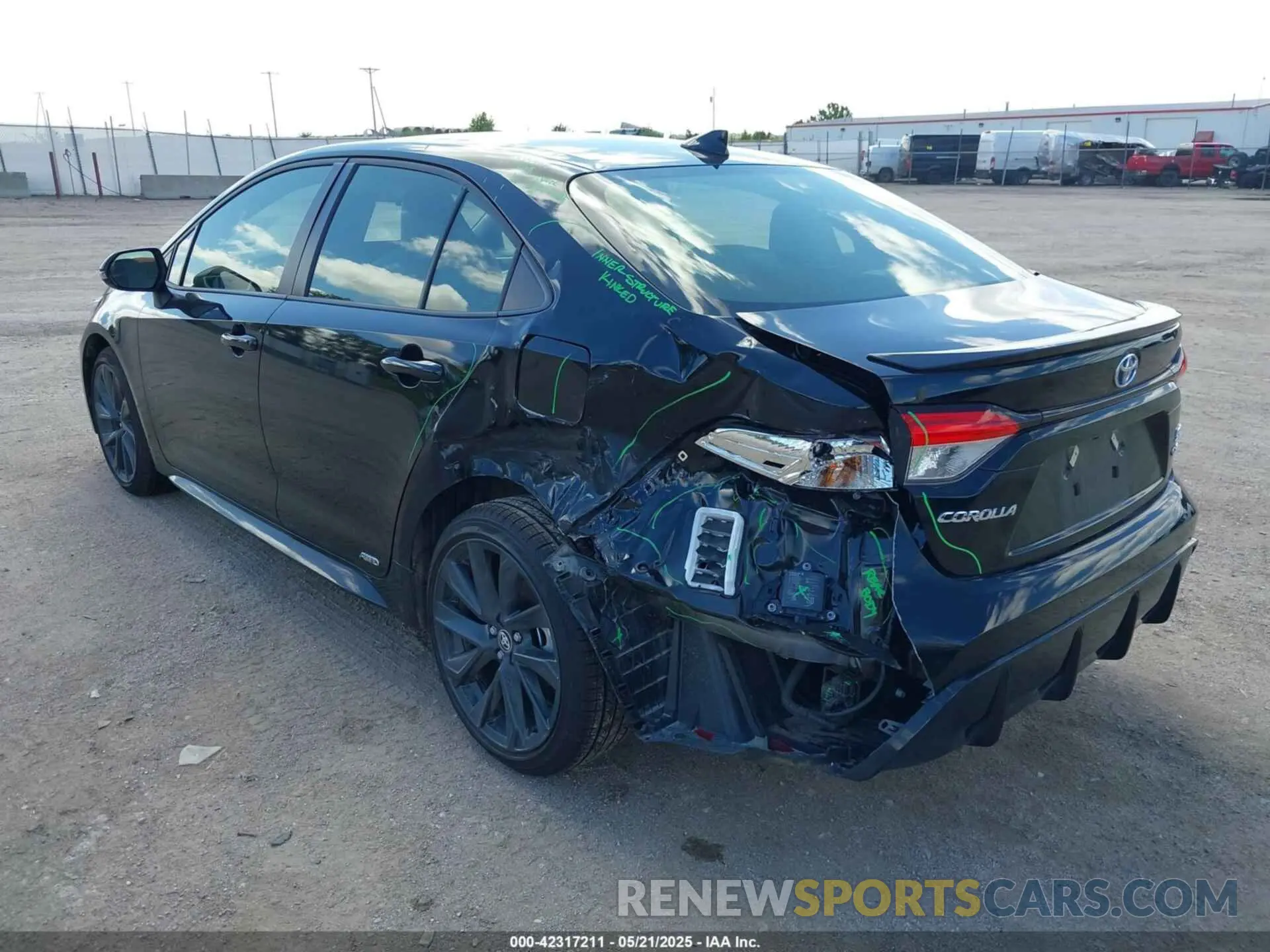 3 Photograph of a damaged car JTDBDMHE2S3018991 TOYOTA COROLLA 2025