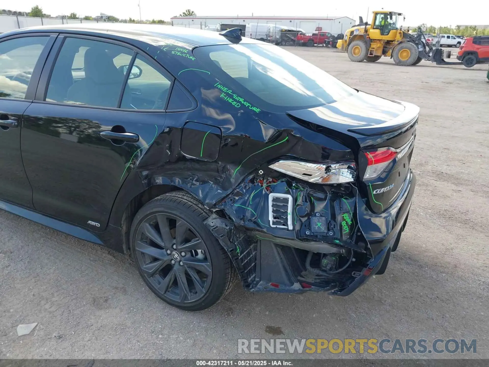 6 Photograph of a damaged car JTDBDMHE2S3018991 TOYOTA COROLLA 2025