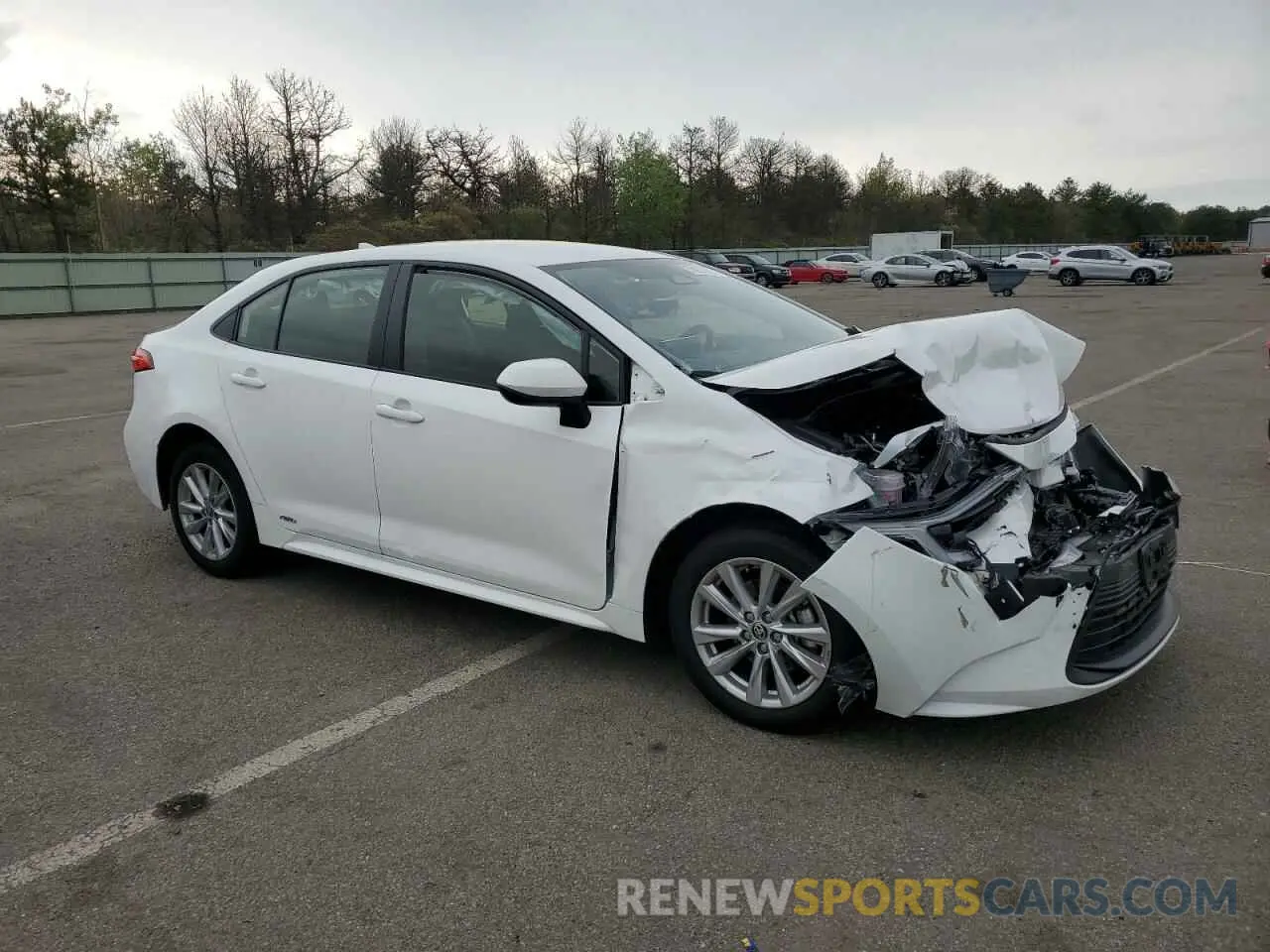4 Photograph of a damaged car JTDBDMHE4SJ011696 TOYOTA COROLLA 2025