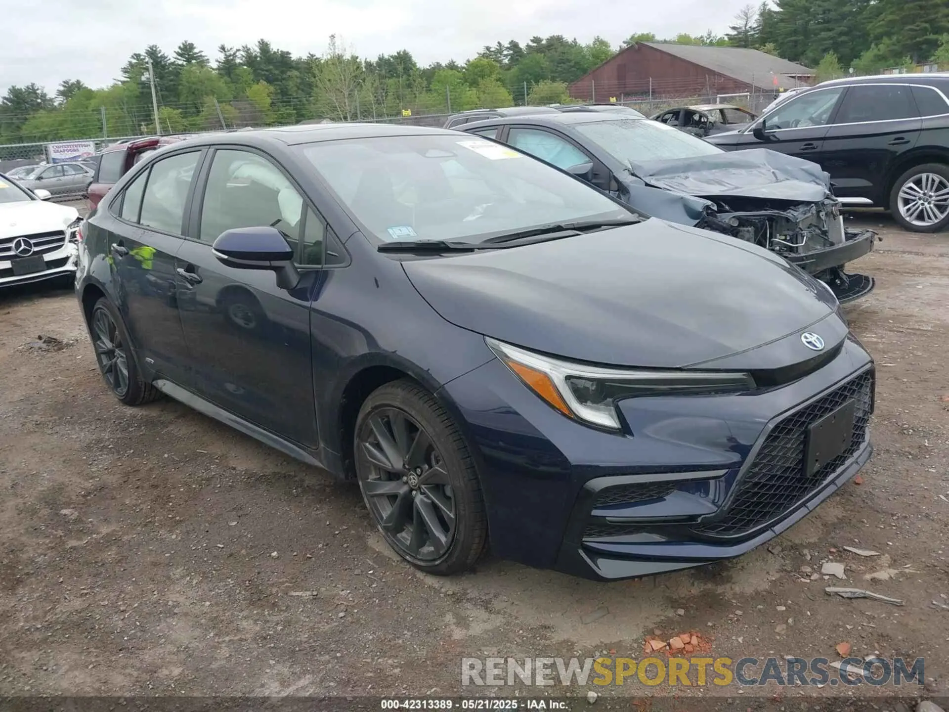 1 Photograph of a damaged car JTDBDMHEXS3017426 TOYOTA COROLLA 2025