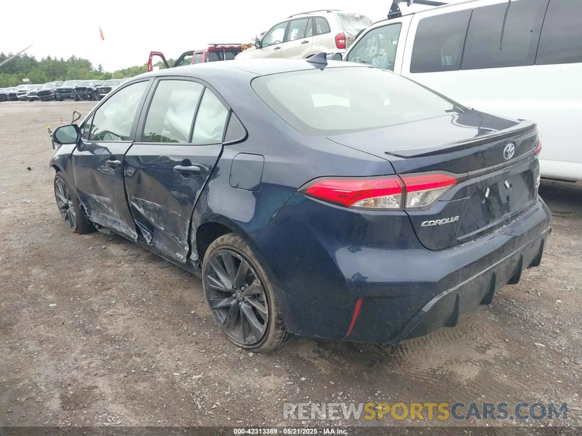 3 Photograph of a damaged car JTDBDMHEXS3017426 TOYOTA COROLLA 2025