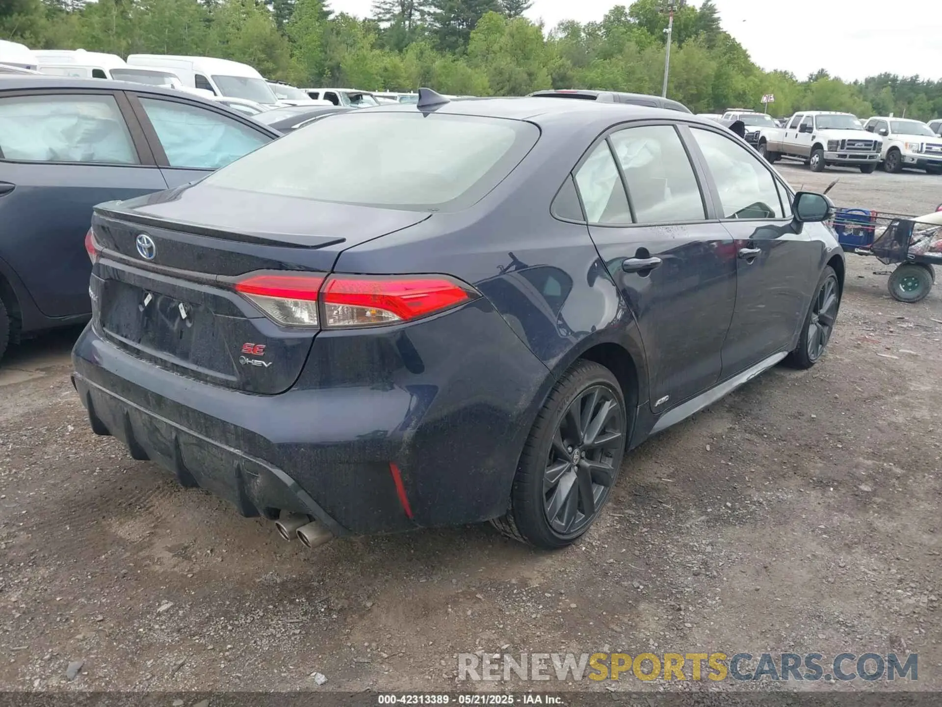 4 Photograph of a damaged car JTDBDMHEXS3017426 TOYOTA COROLLA 2025