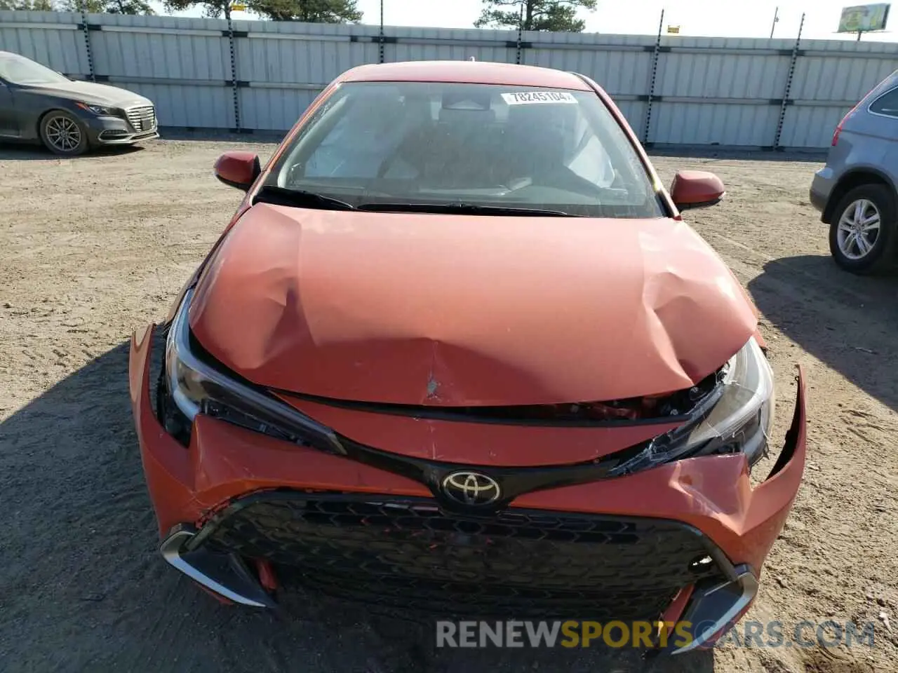 5 Photograph of a damaged car JTNC4MBE5S3237579 TOYOTA COROLLA 2025