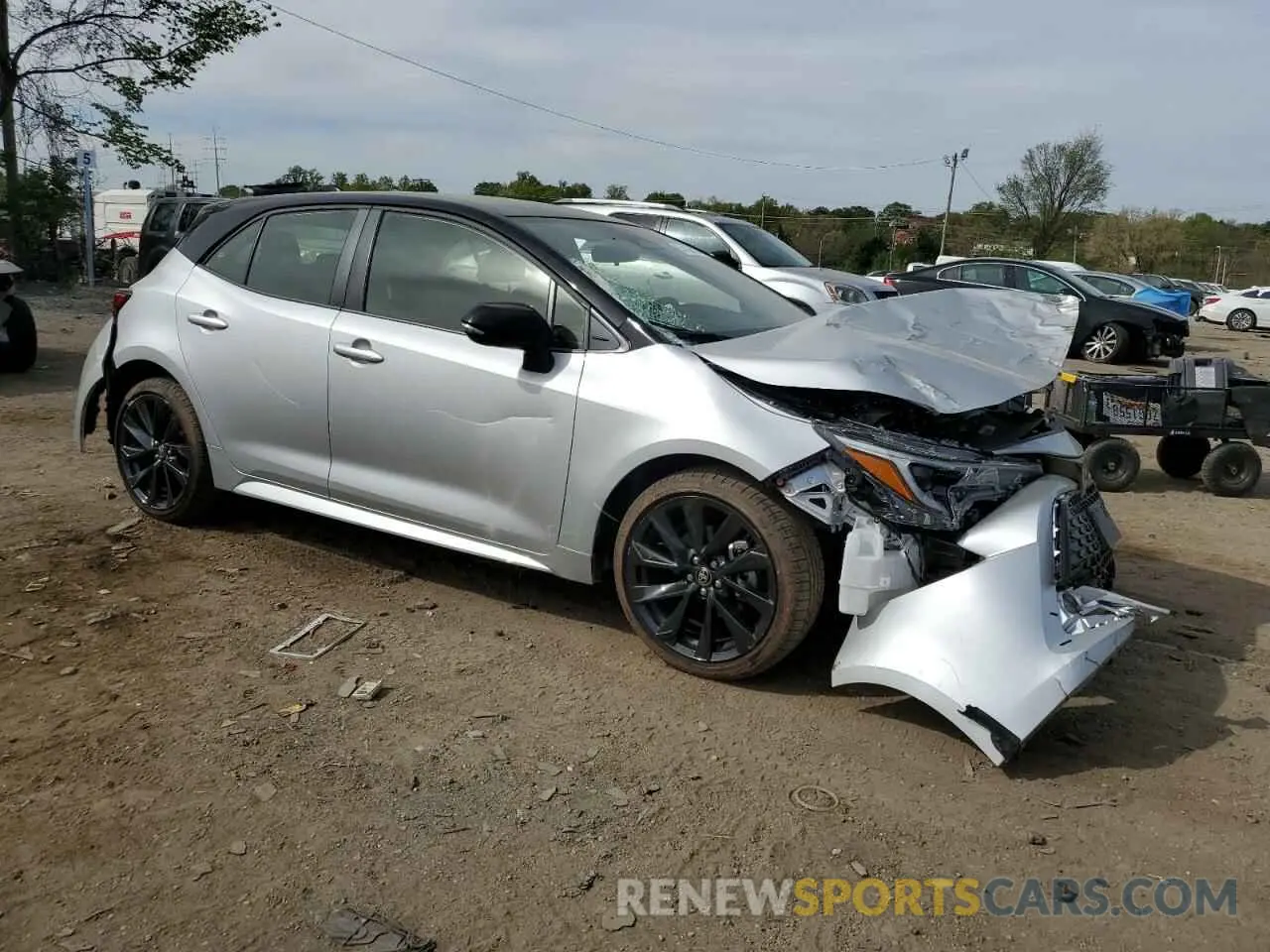 4 Photograph of a damaged car JTNC4MBE6S3234397 TOYOTA COROLLA 2025