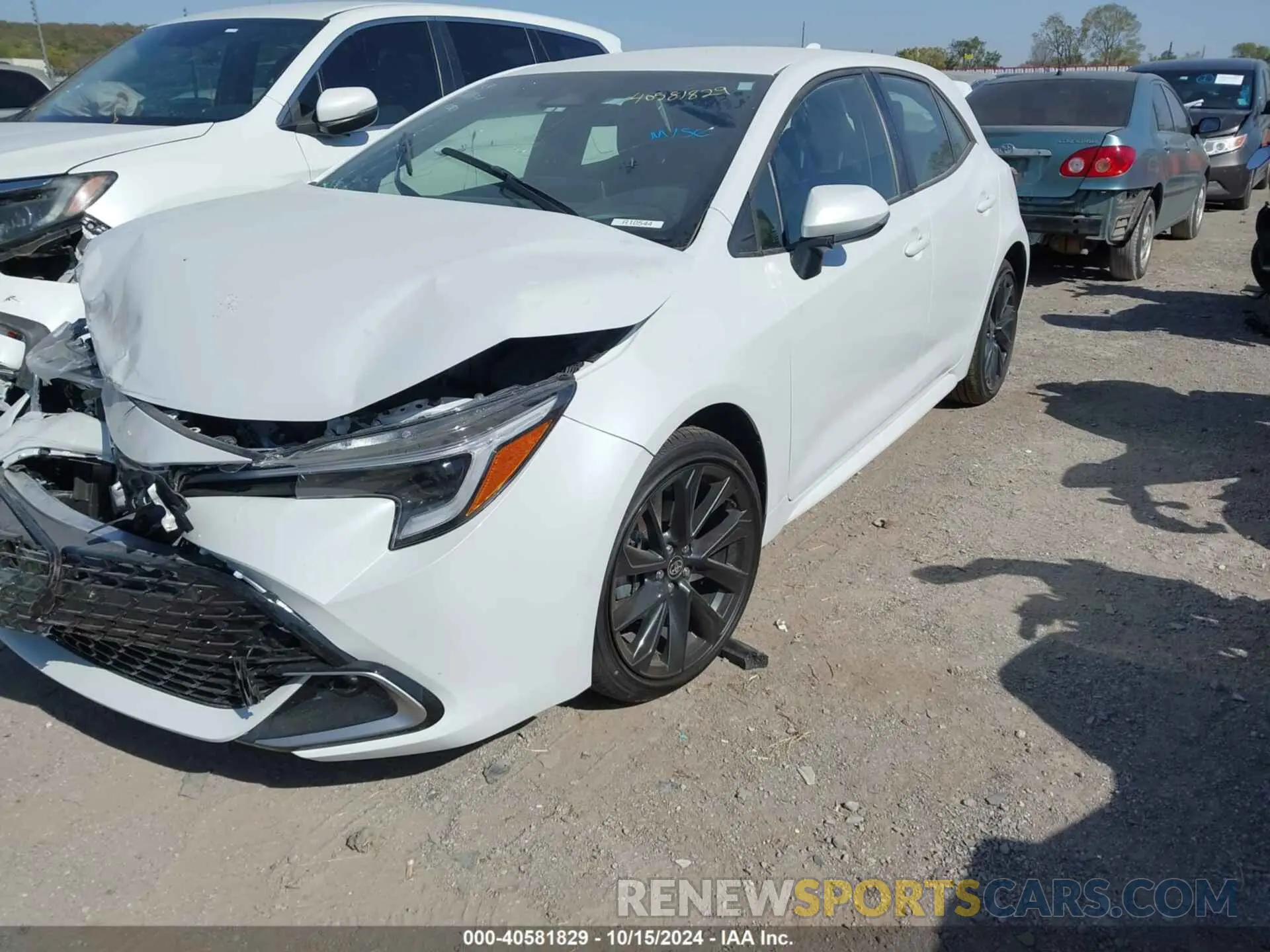 2 Photograph of a damaged car JTNC4MBE7S3236465 TOYOTA COROLLA 2025