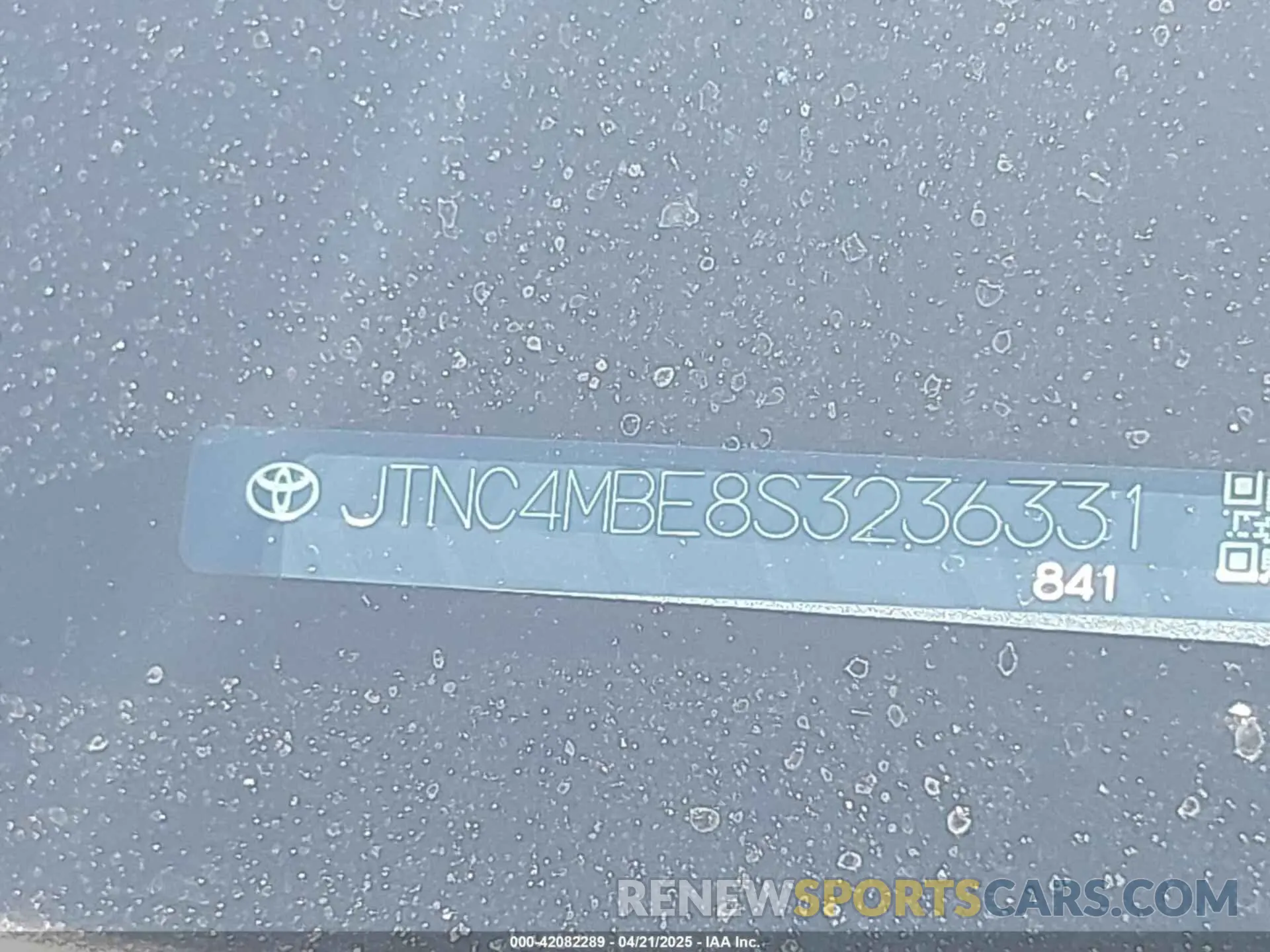 9 Photograph of a damaged car JTNC4MBE8S3236331 TOYOTA COROLLA 2025