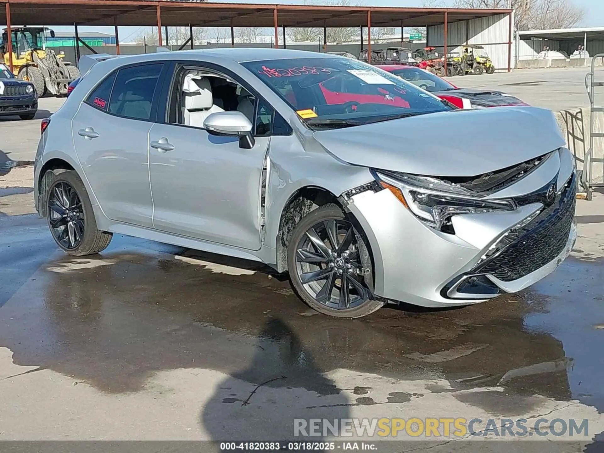 1 Photograph of a damaged car JTNC4MBEXS3242177 TOYOTA COROLLA 2025