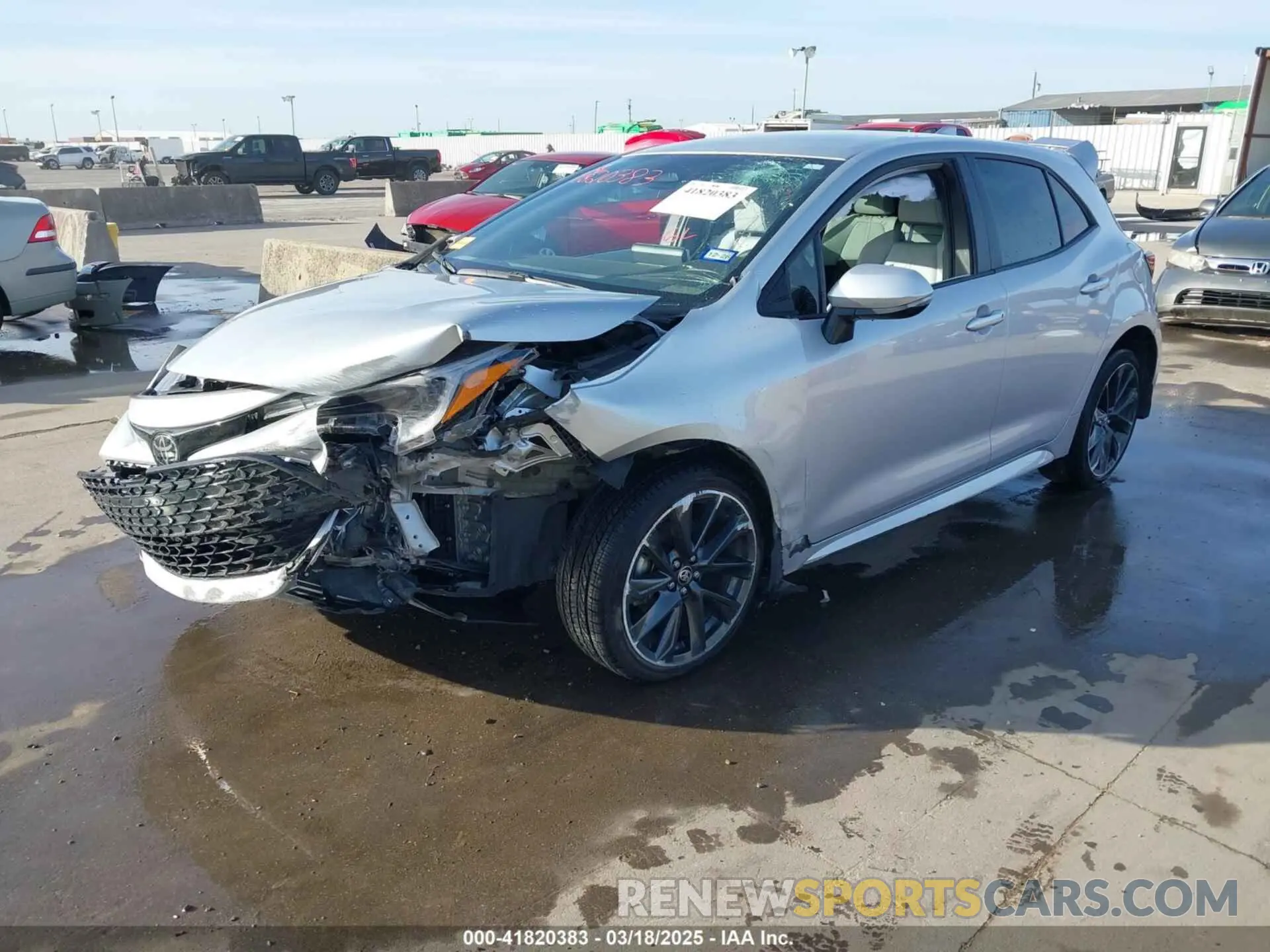 2 Photograph of a damaged car JTNC4MBEXS3242177 TOYOTA COROLLA 2025