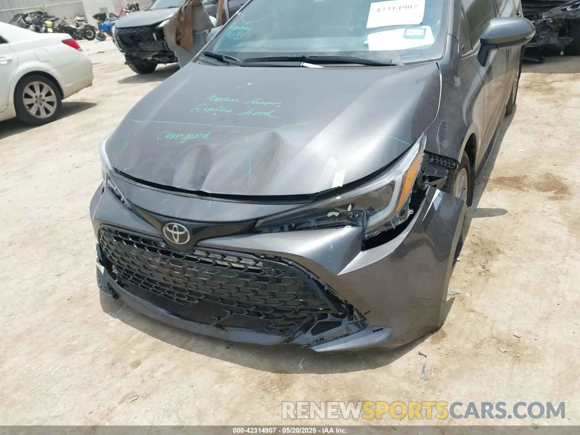 6 Photograph of a damaged car JTND4MBE6S3241970 TOYOTA COROLLA 2025