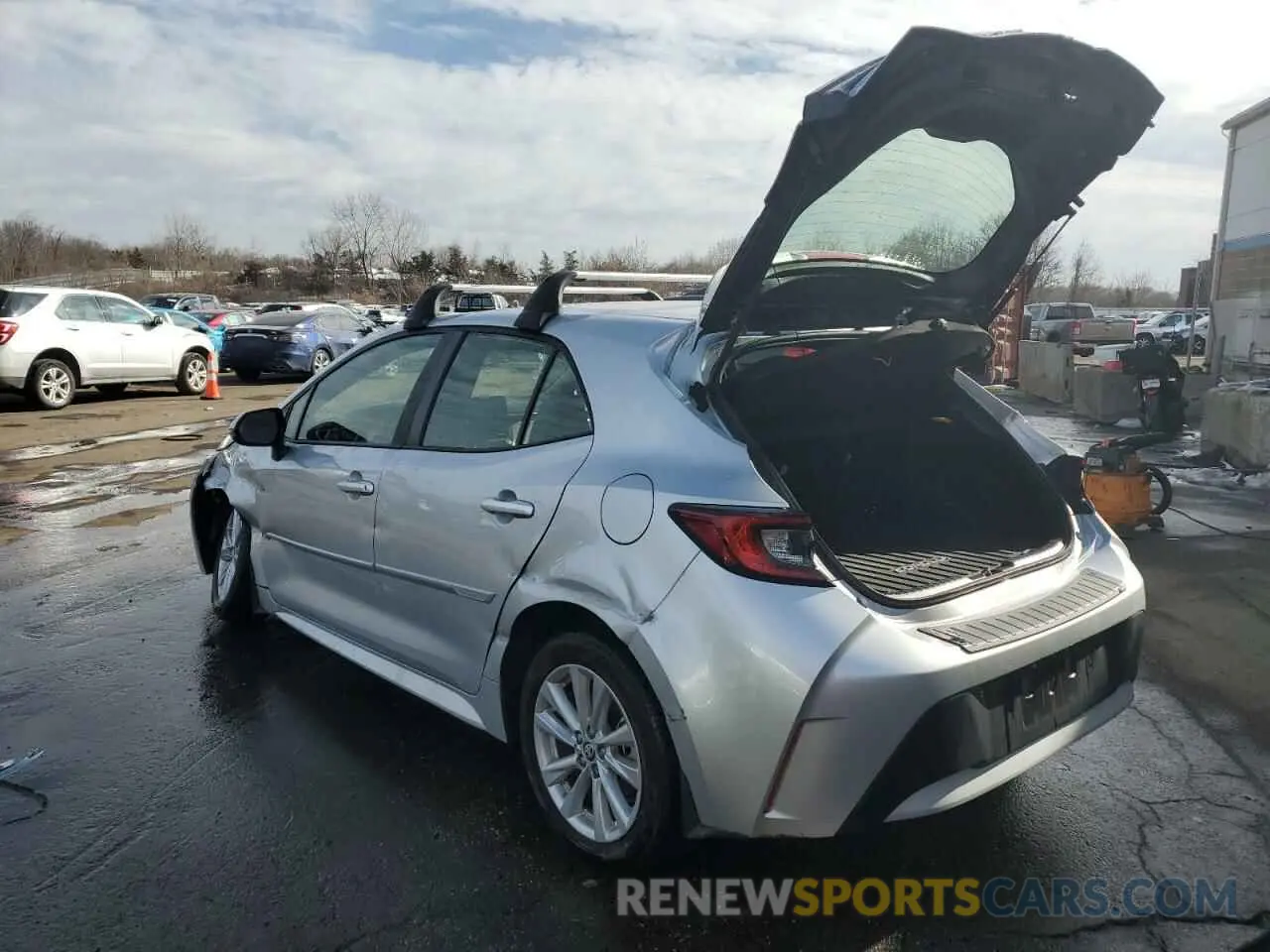 2 Photograph of a damaged car JTND4MBEXS3233550 TOYOTA COROLLA 2025