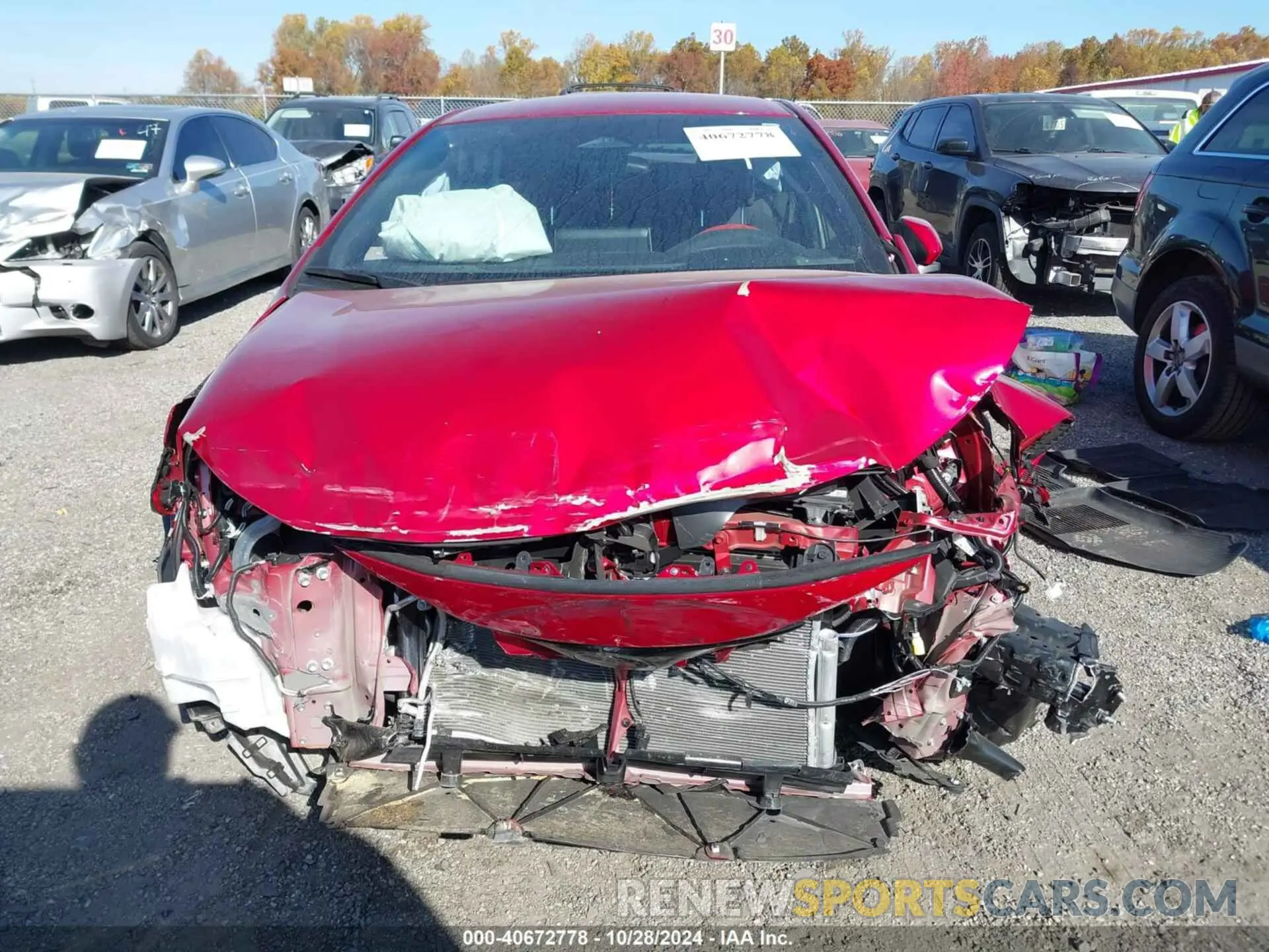 12 Photograph of a damaged car JTND4MBEXS3234262 TOYOTA COROLLA 2025