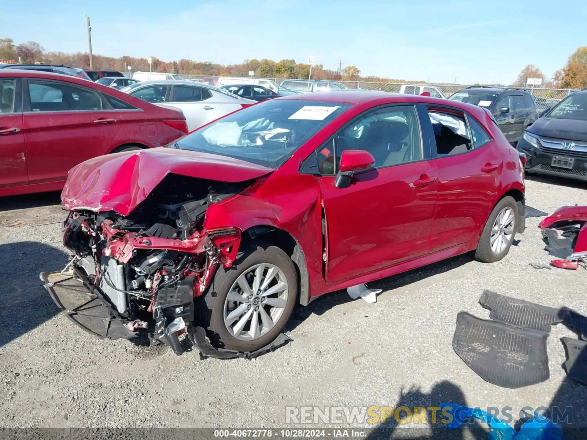 2 Photograph of a damaged car JTND4MBEXS3234262 TOYOTA COROLLA 2025