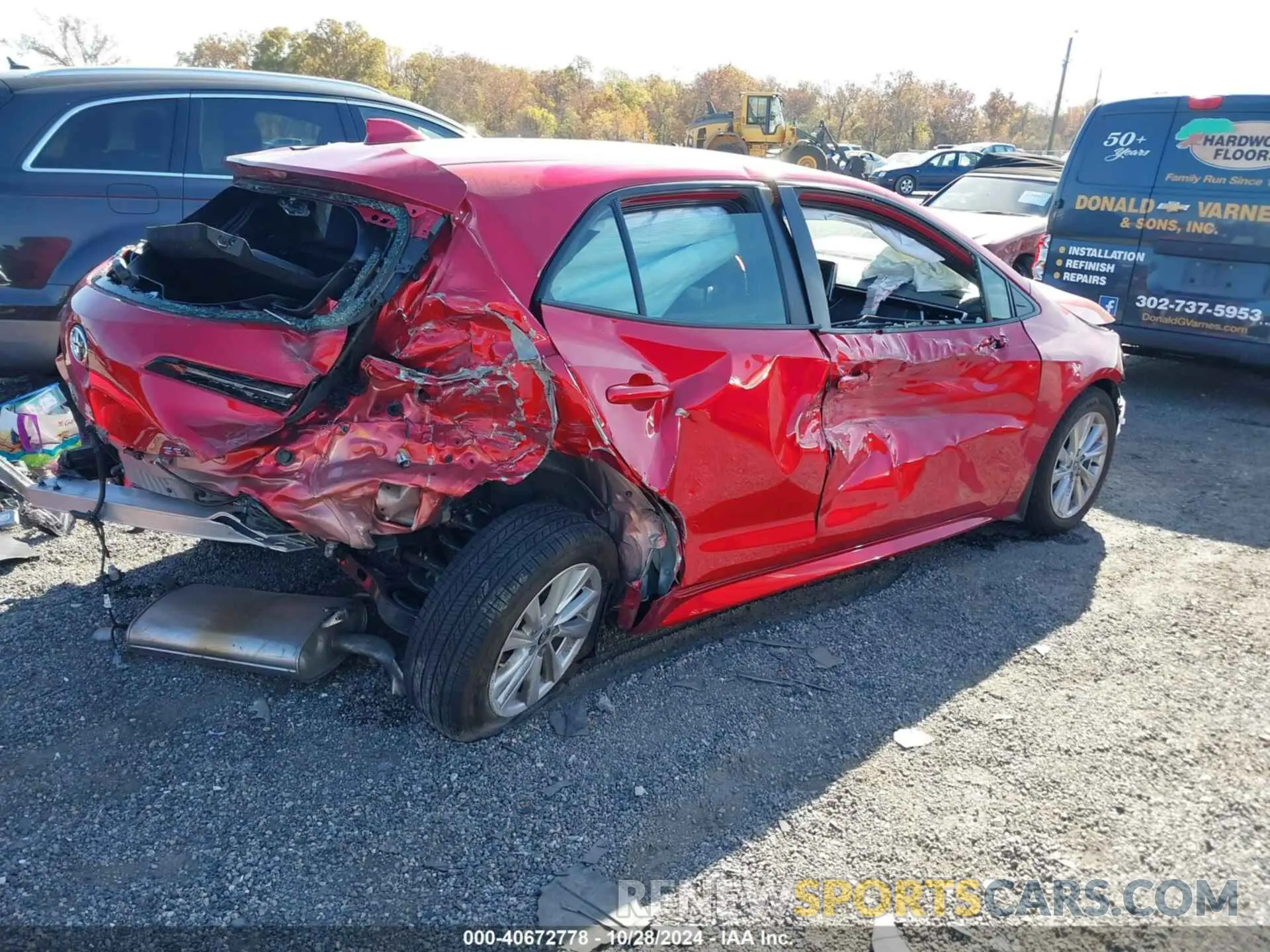 4 Photograph of a damaged car JTND4MBEXS3234262 TOYOTA COROLLA 2025