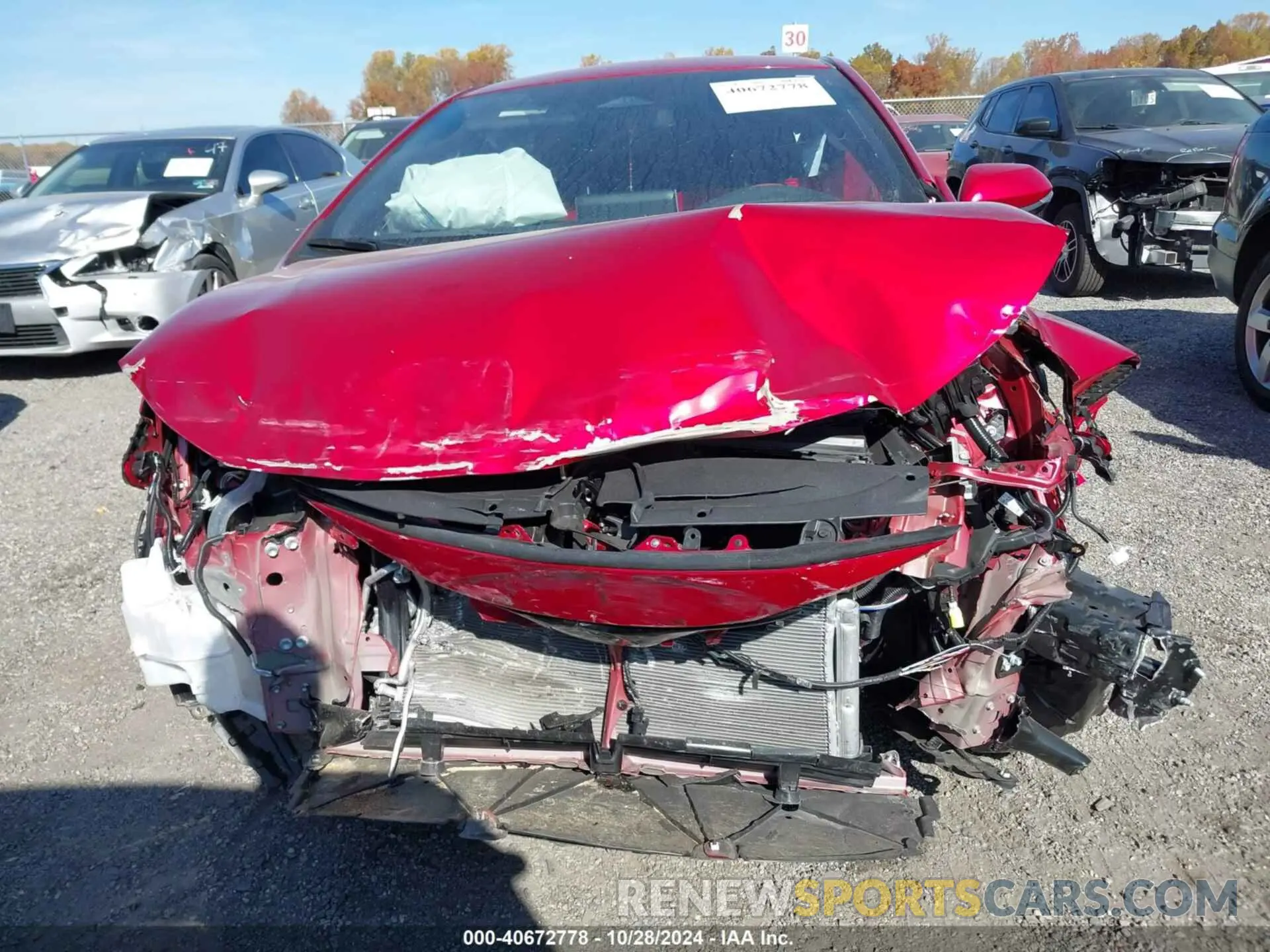 6 Photograph of a damaged car JTND4MBEXS3234262 TOYOTA COROLLA 2025