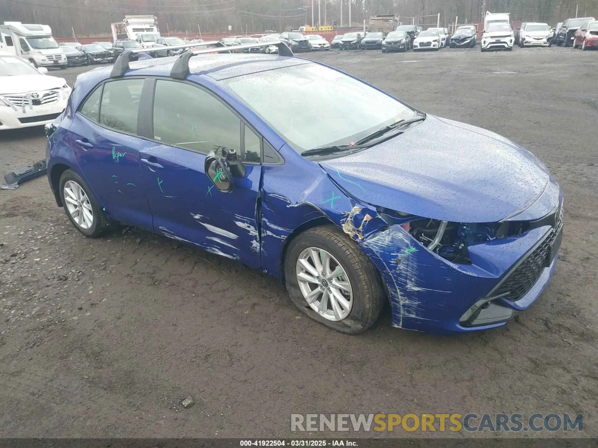 1 Photograph of a damaged car JTND4MBEXS3242085 TOYOTA COROLLA 2025