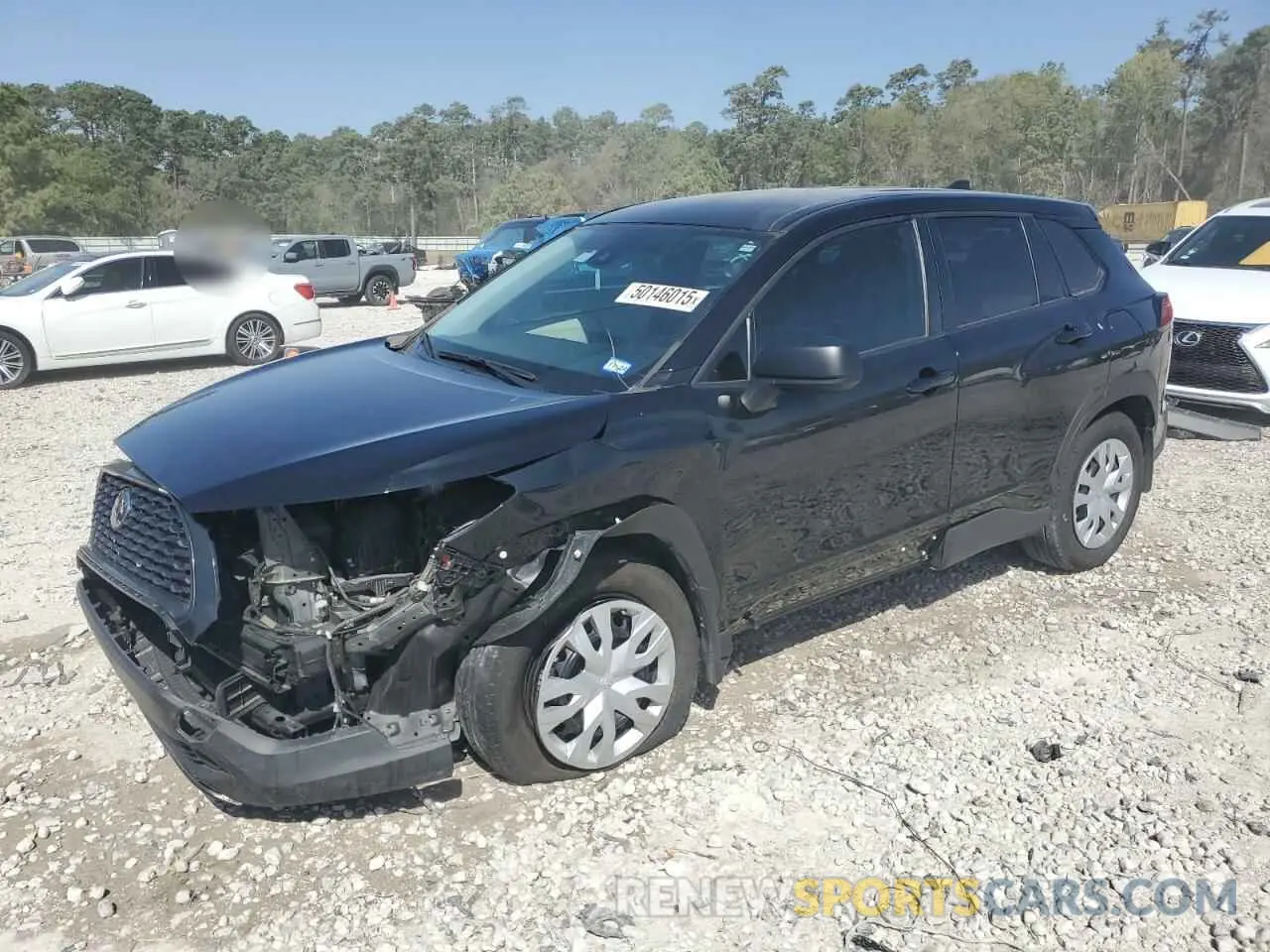 1 Photograph of a damaged car 7MUAAAAG5NV033542 TOYOTA COROLLA CR 2022