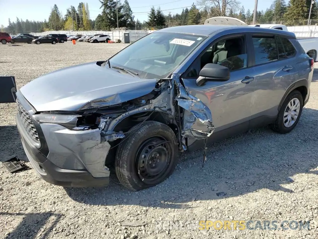 1 Photograph of a damaged car 7MUAAABG8NV018256 TOYOTA COROLLA CR 2022