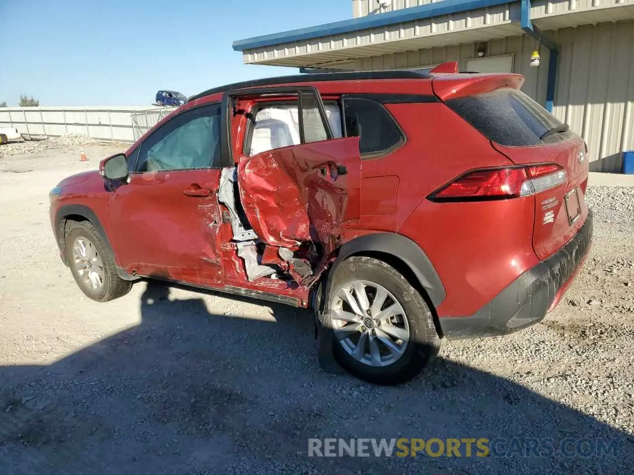 2 Photograph of a damaged car 7MUBAAAG4NV007664 TOYOTA COROLLA CR 2022