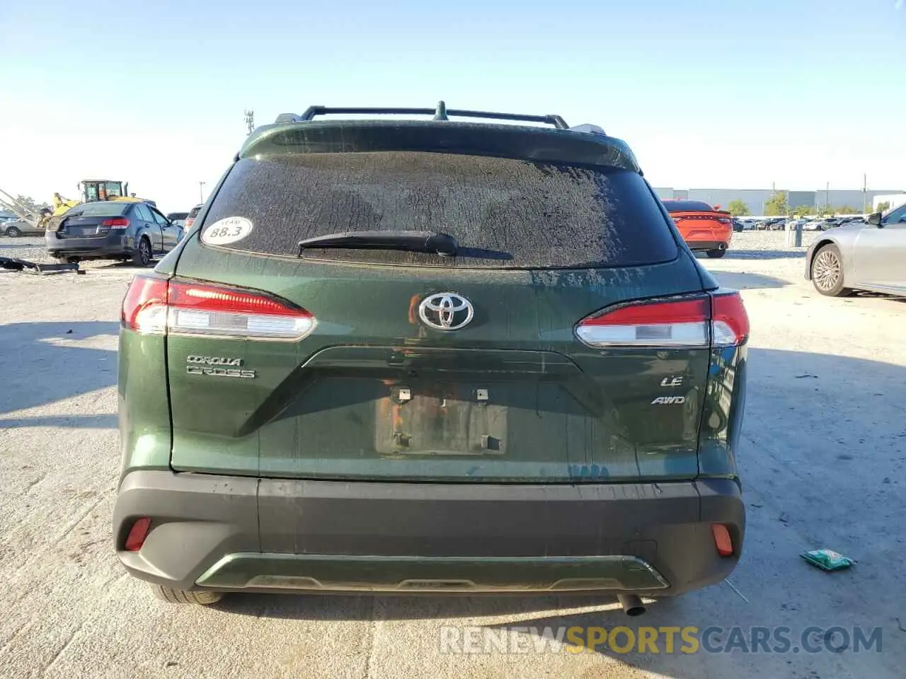 6 Photograph of a damaged car 7MUBAABG1NV026557 TOYOTA COROLLA CR 2022