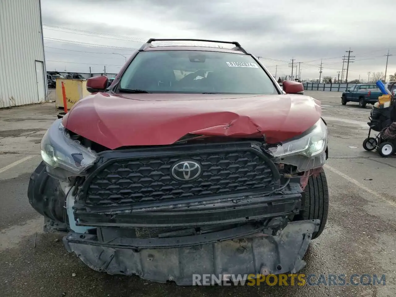 5 Photograph of a damaged car 7MUBAABG6NV032628 TOYOTA COROLLA CR 2022