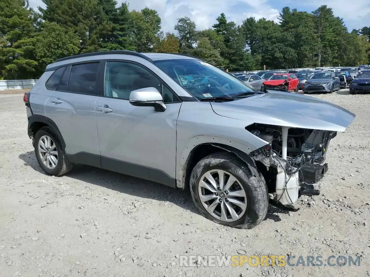 4 Photograph of a damaged car 7MUCAAAG2NV012821 TOYOTA COROLLA CR 2022