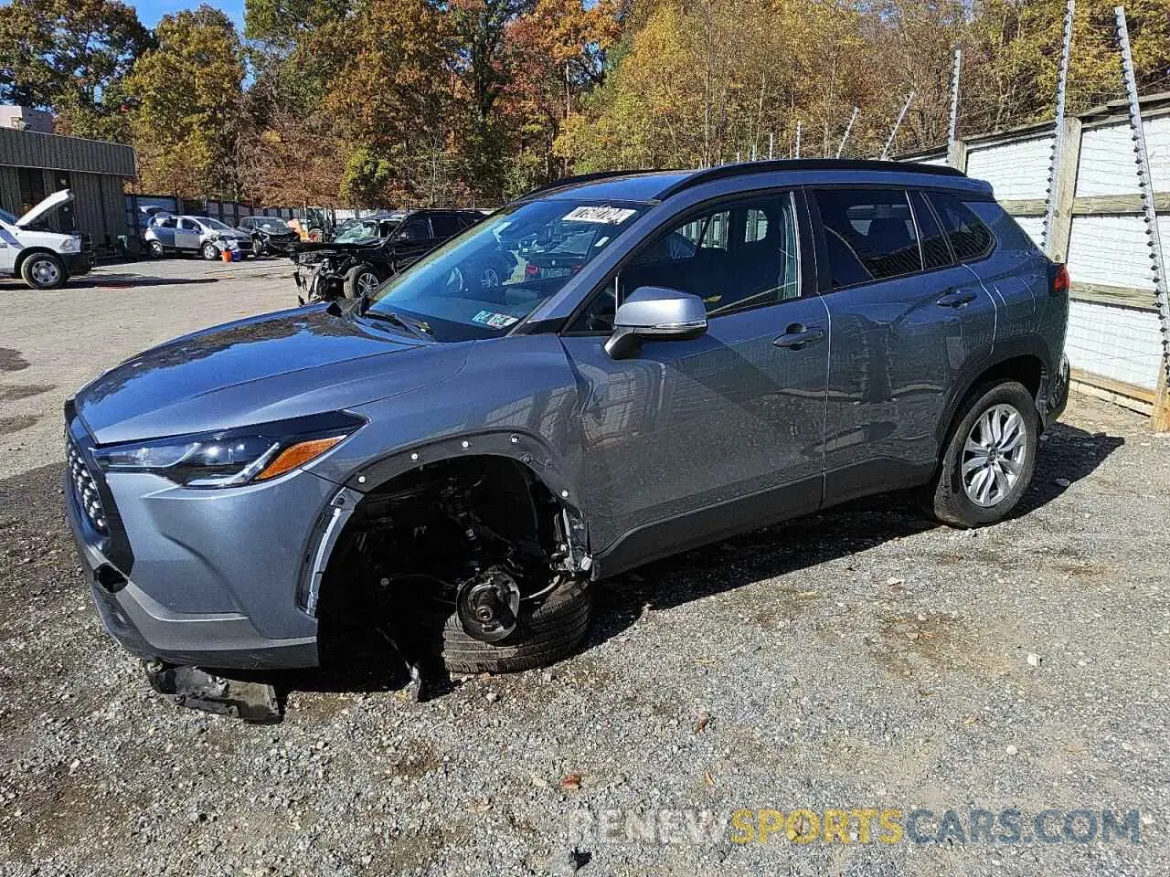 1 Photograph of a damaged car 7MUCAAAG5NV032917 TOYOTA COROLLA CR 2022