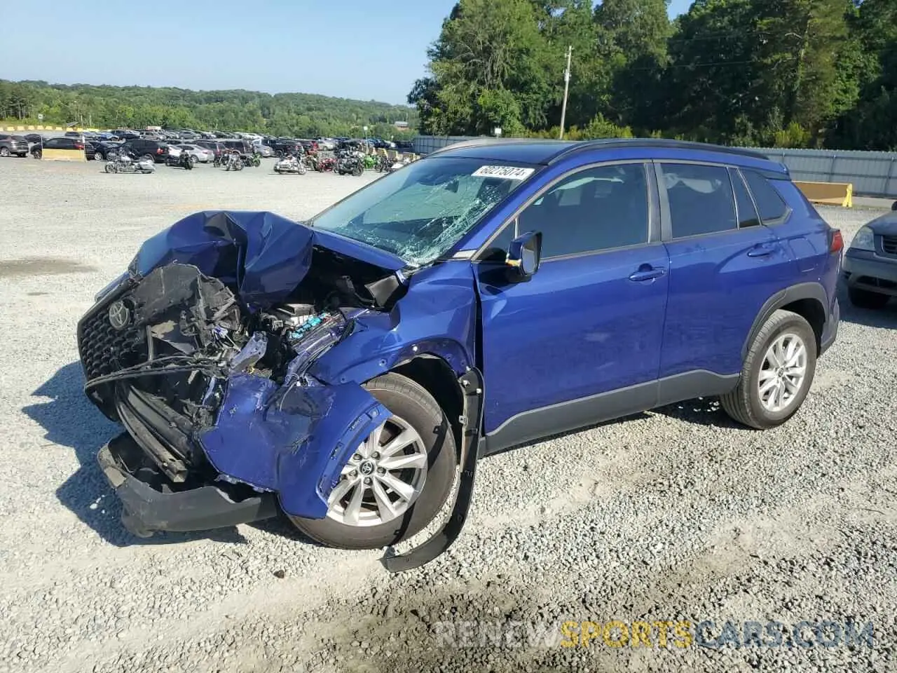 1 Photograph of a damaged car 7MUCAAAG8NV031535 TOYOTA COROLLA CR 2022