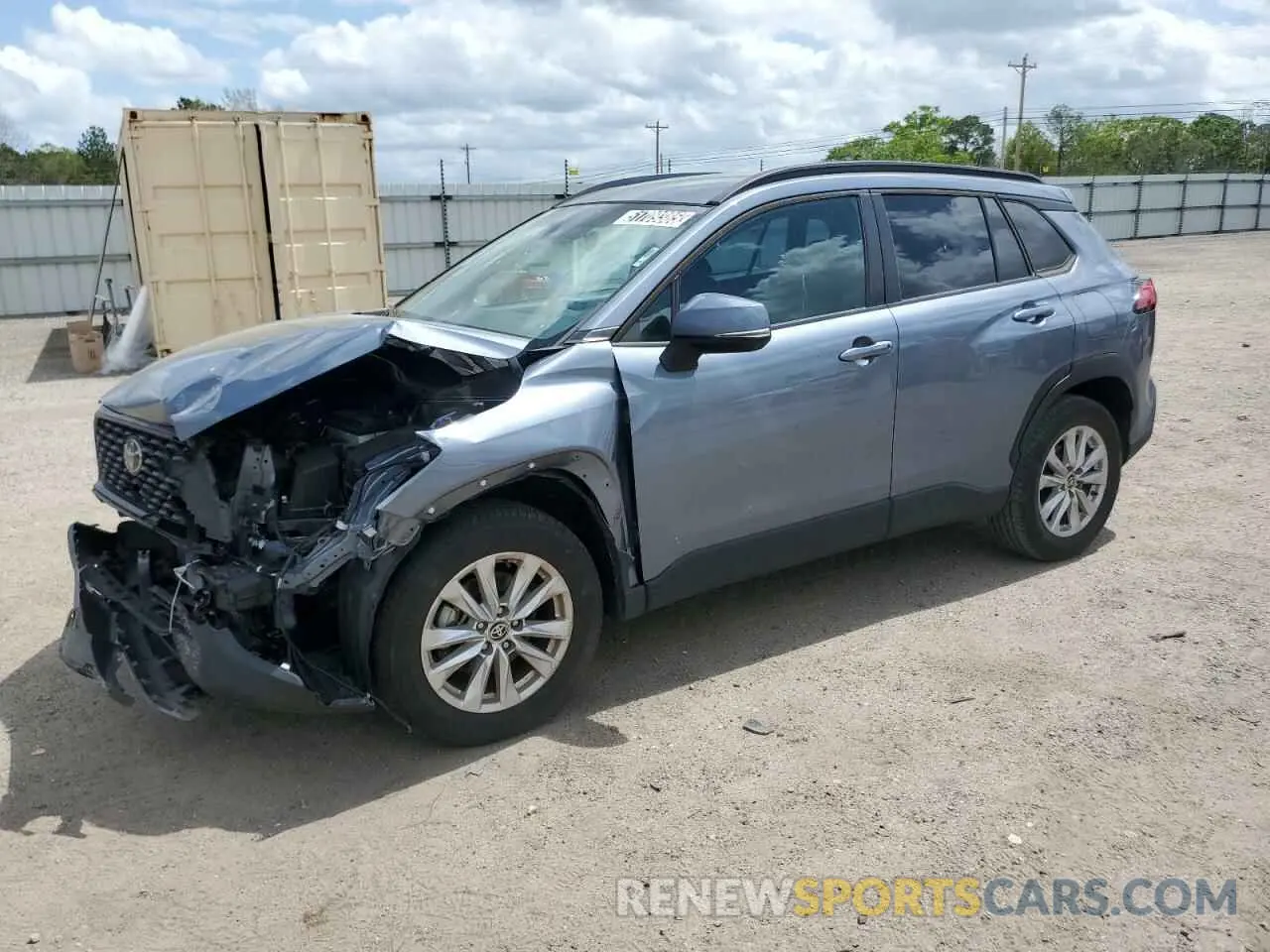 1 Photograph of a damaged car 7MUCAABG3NV026547 TOYOTA COROLLA CR 2022