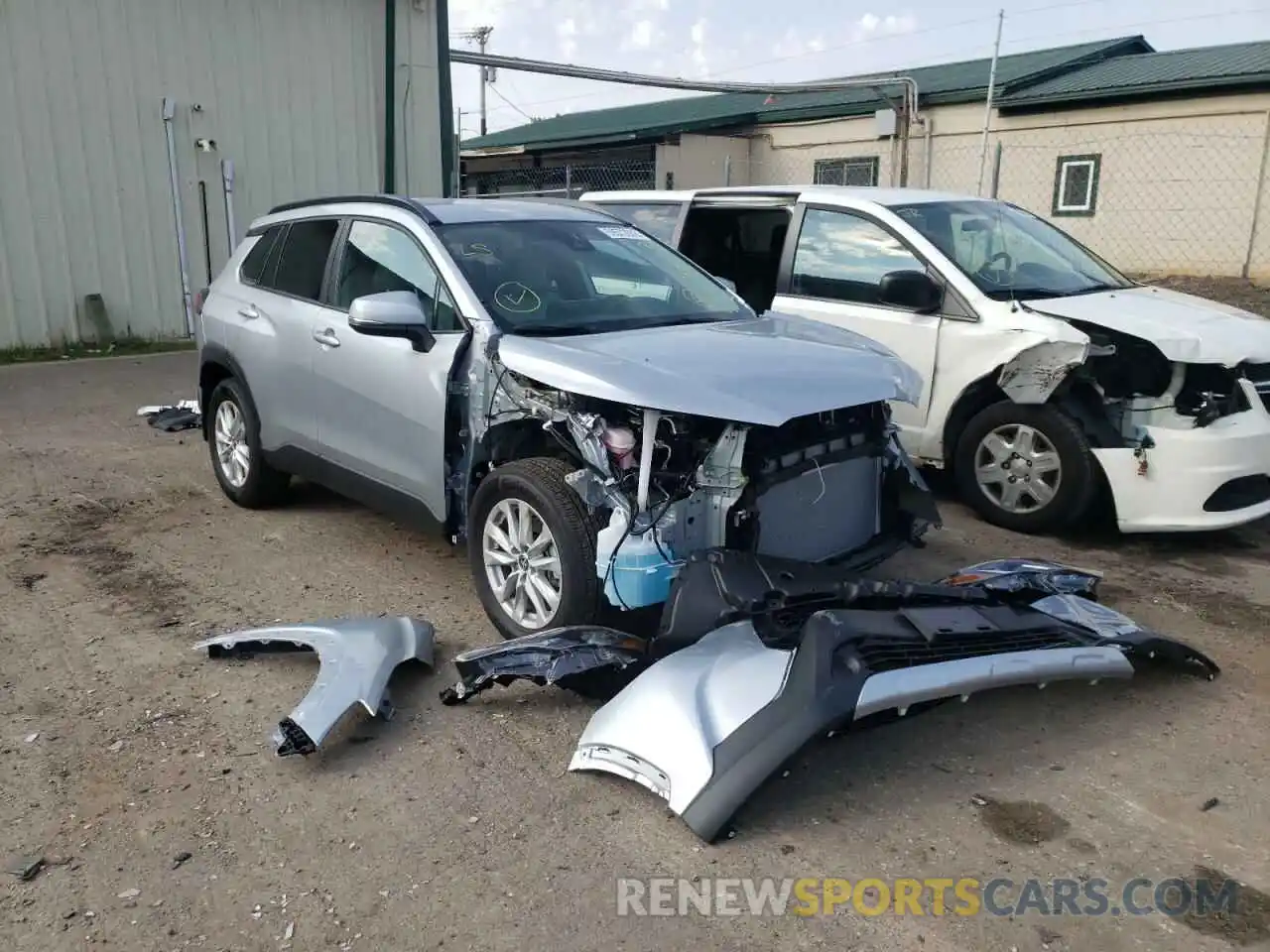 1 Photograph of a damaged car 7MUCAABG8NV016614 TOYOTA COROLLA CR 2022