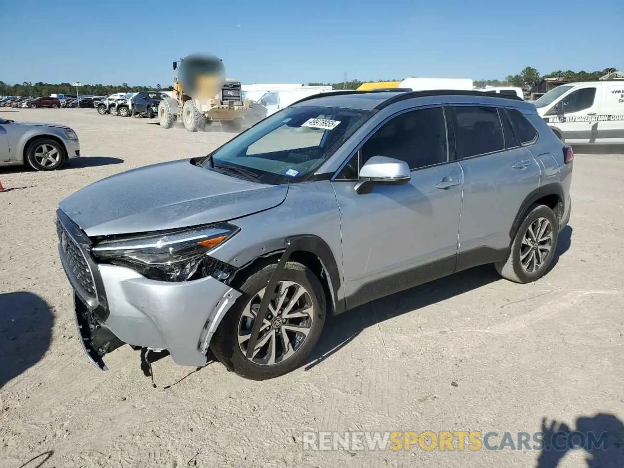 1 Photograph of a damaged car 7MUDAAAGXNV023635 TOYOTA COROLLA CR 2022
