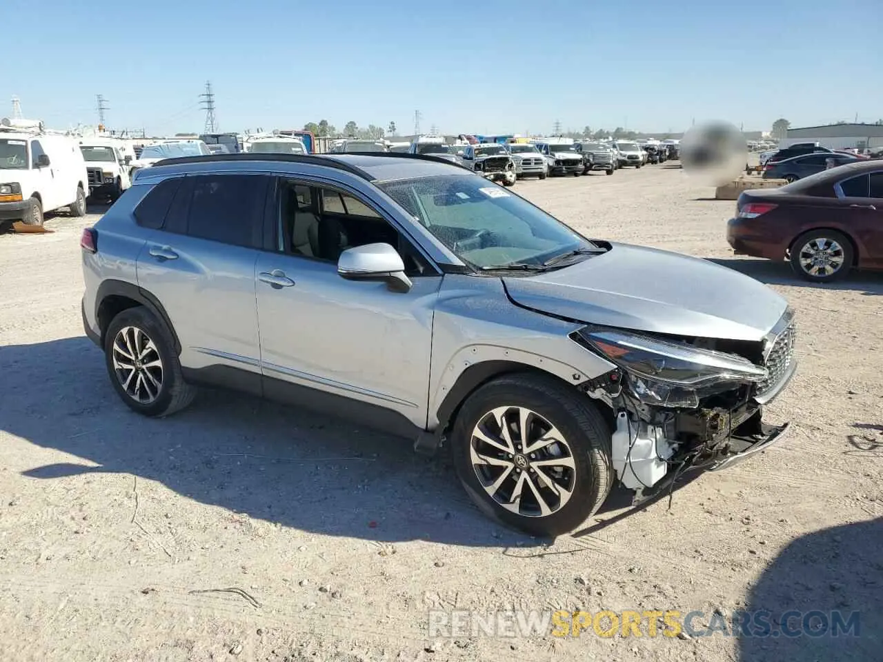 4 Photograph of a damaged car 7MUDAAAGXNV023635 TOYOTA COROLLA CR 2022