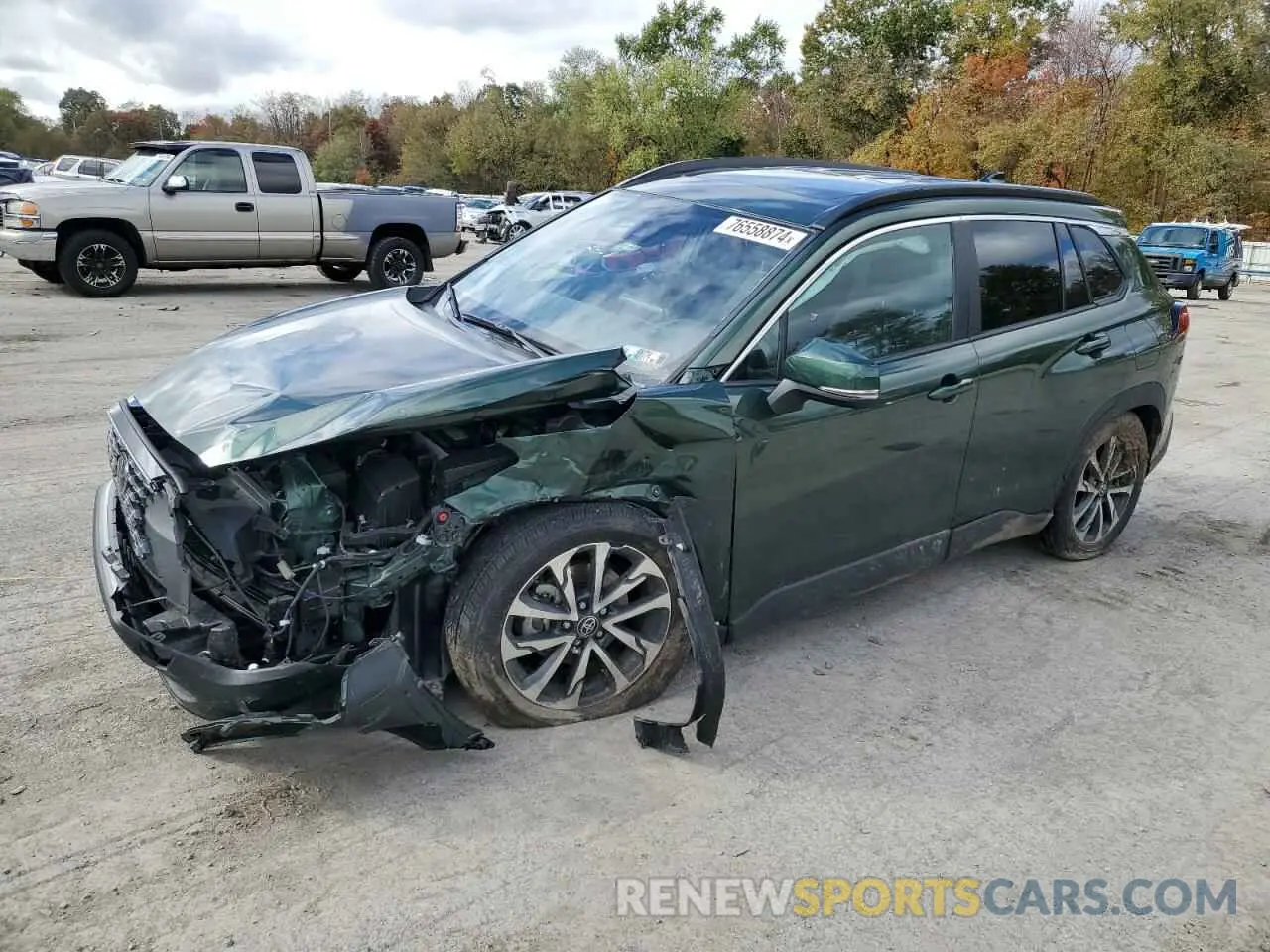 1 Photograph of a damaged car 7MUDAABG0NV028664 TOYOTA COROLLA CR 2022