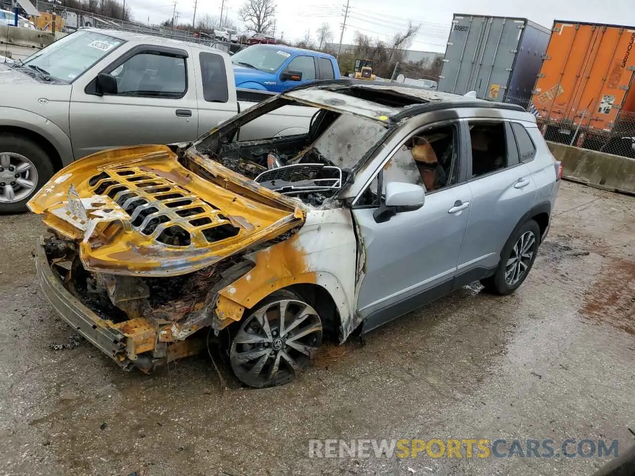 1 Photograph of a damaged car 7MUDAABG1NV040838 TOYOTA COROLLA CR 2022