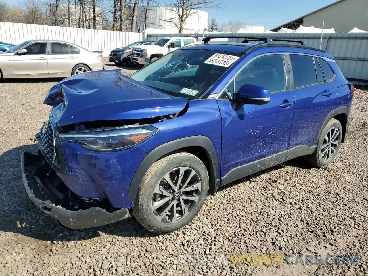 1 Photograph of a damaged car 7MUDAABG3NV006450 TOYOTA COROLLA CR 2022