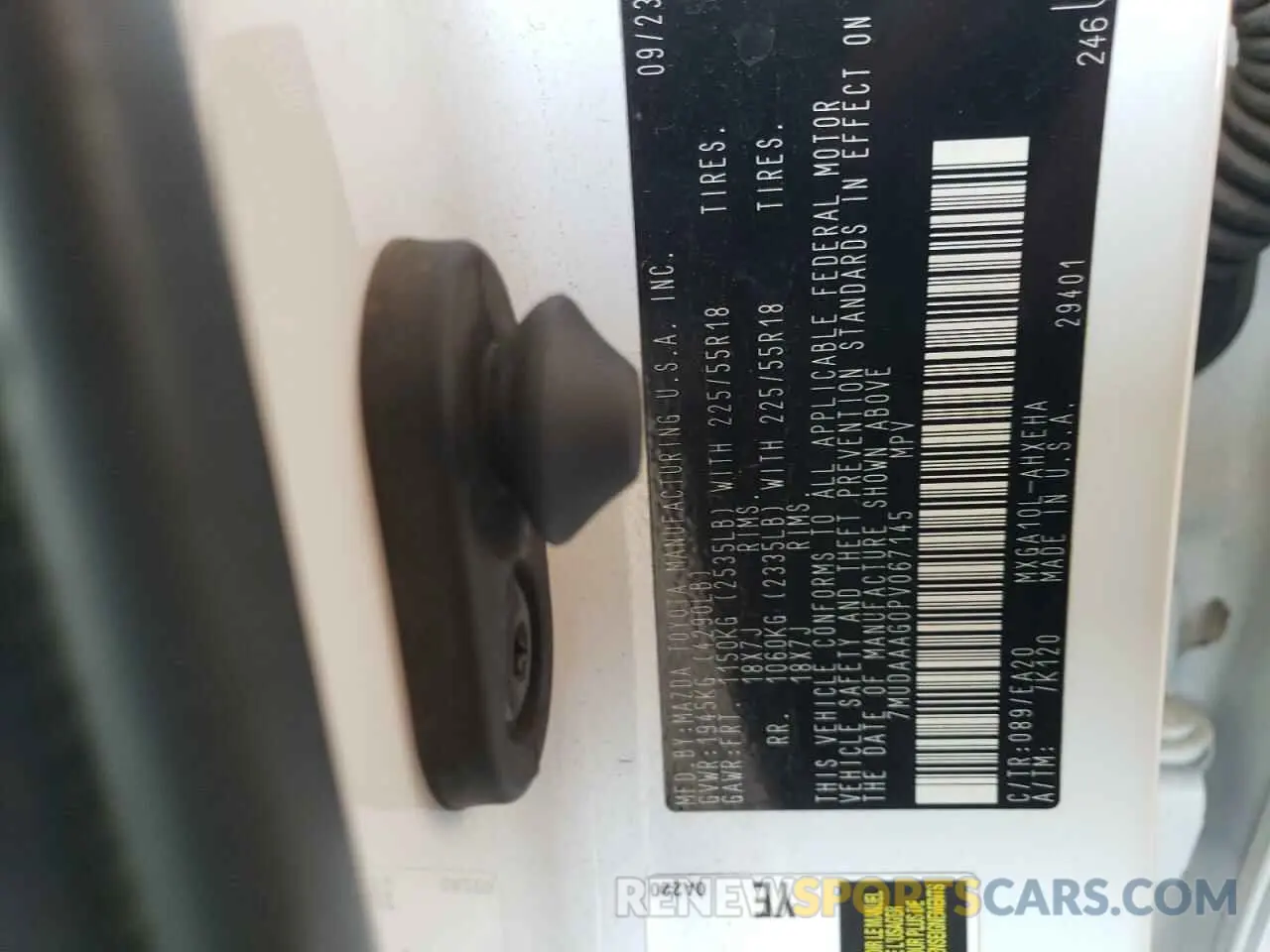 13 Photograph of a damaged car 7MUDAAAG0PV067145 TOYOTA COROLLA CR 2023
