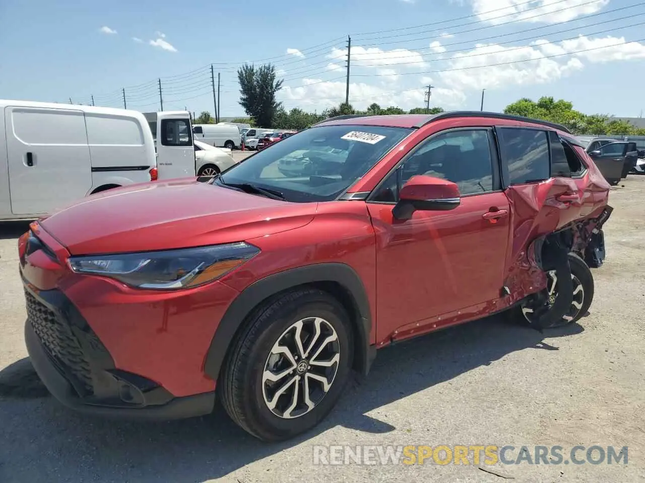 1 Photograph of a damaged car 7MUFBABG3PV011365 TOYOTA COROLLA CR 2023