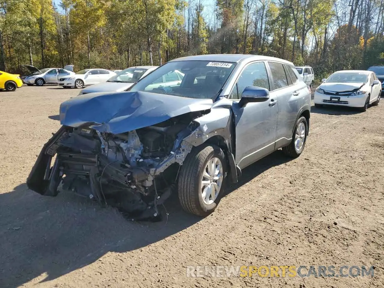 1 Photograph of a damaged car 7MUCAAAG1RV077360 TOYOTA COROLLA CR 2024